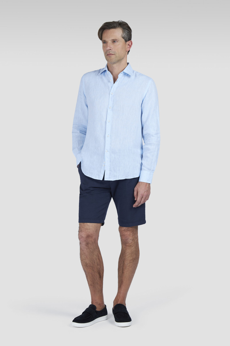 Paul & Shark LINEN AND COTTON BERMUDA WITH PLEATS outlook