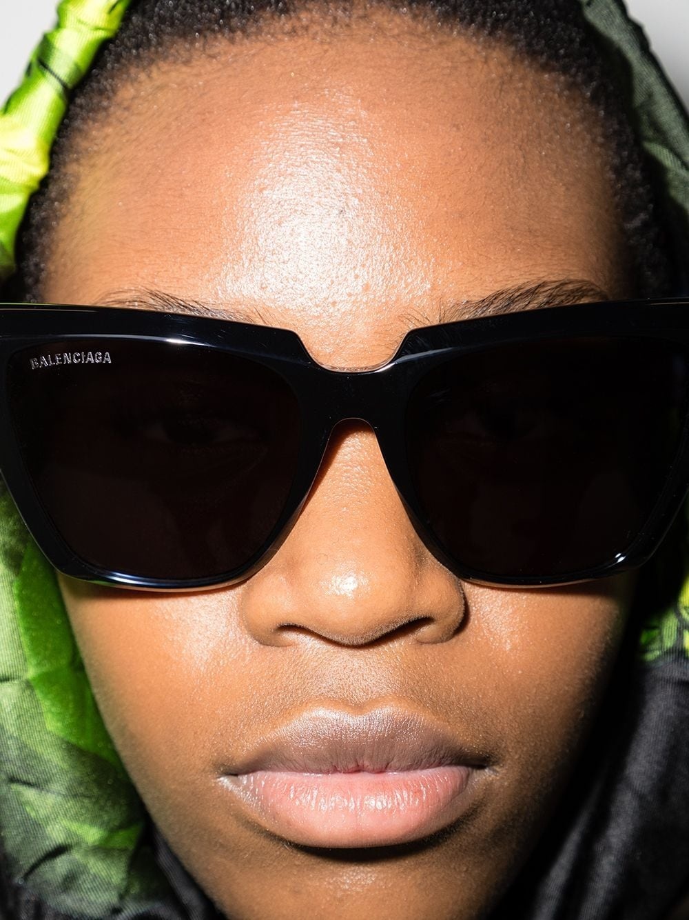 logo-engraved cat-eye sunglasses - 6