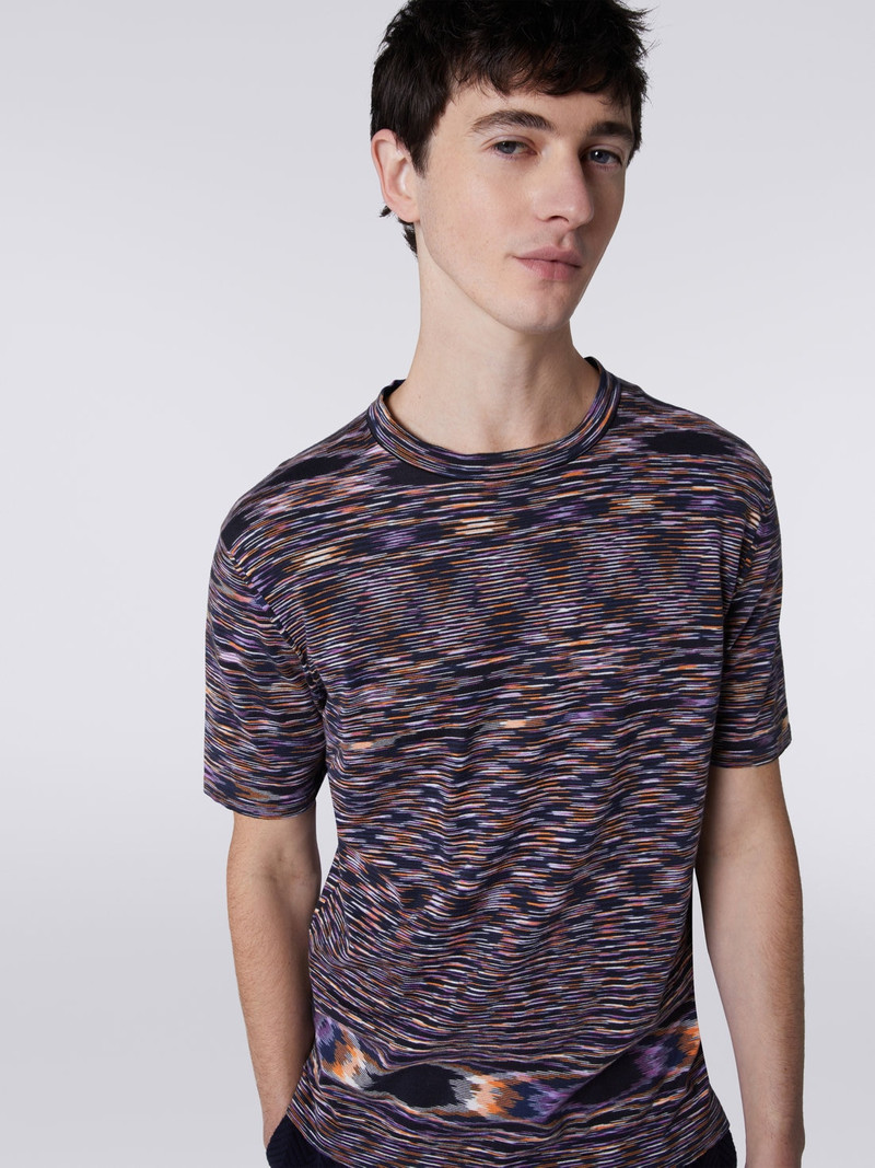 Slub cotton crew-neck T-shirt 5