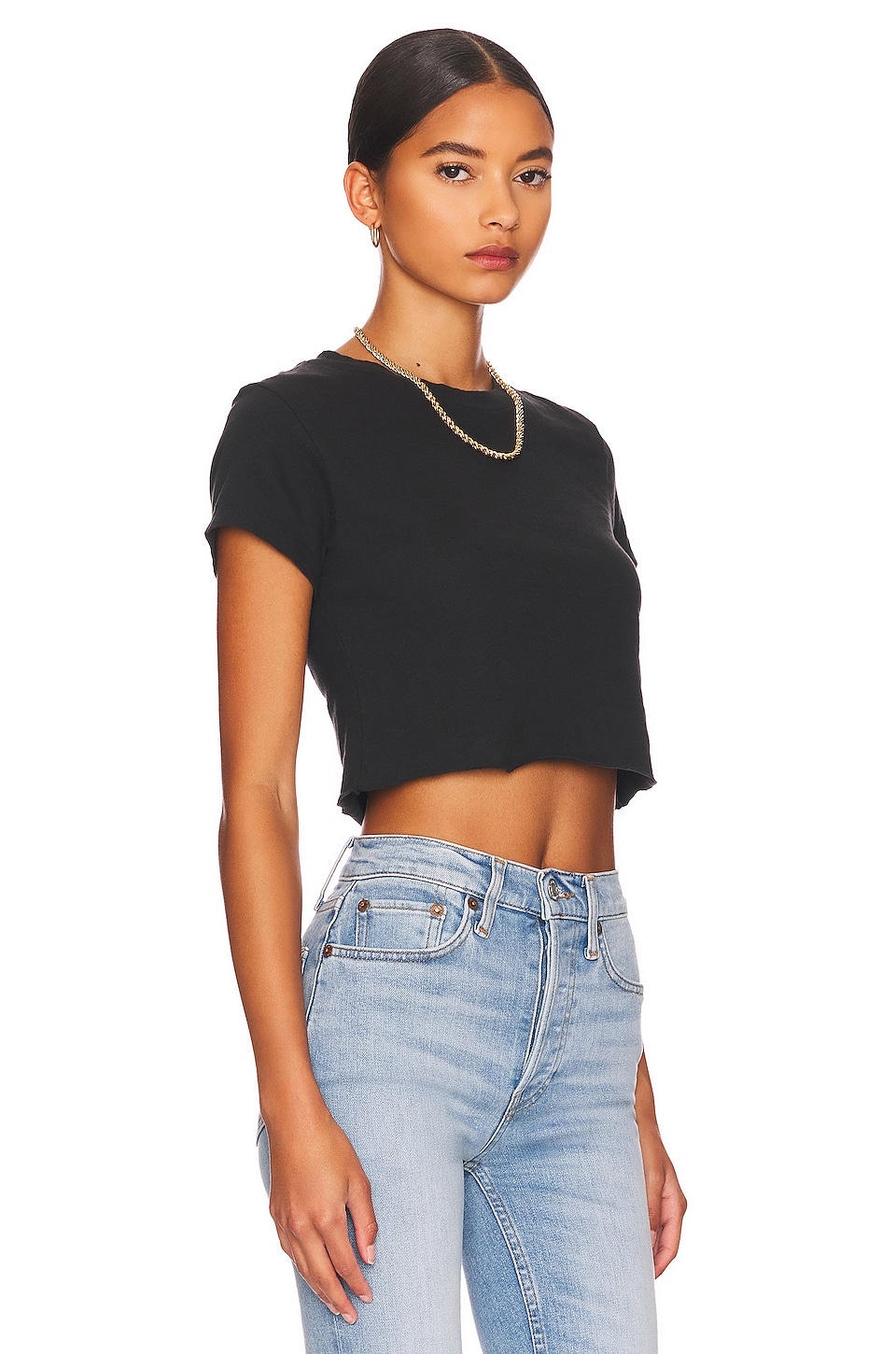 x Hanes Cropped 60's Slim Tee - 2