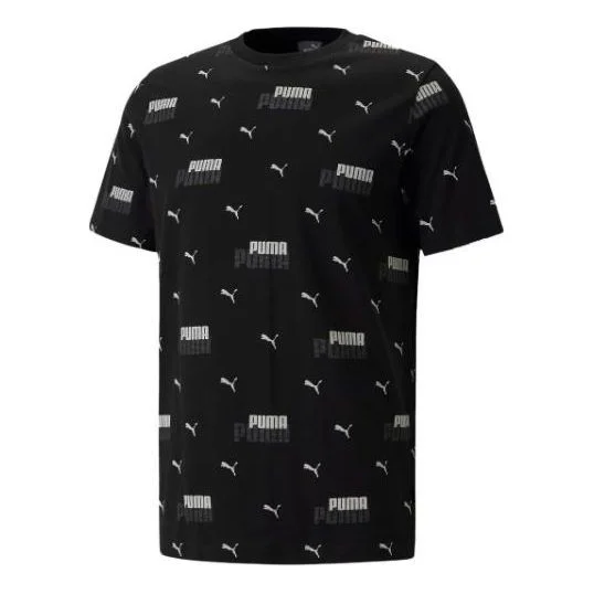 PUMA Essentials Logo Power Printed Tee 'Black' 675681-01 - 1