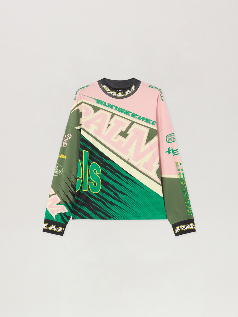 Racing Loose Long-Sleeved T-Shirt 1