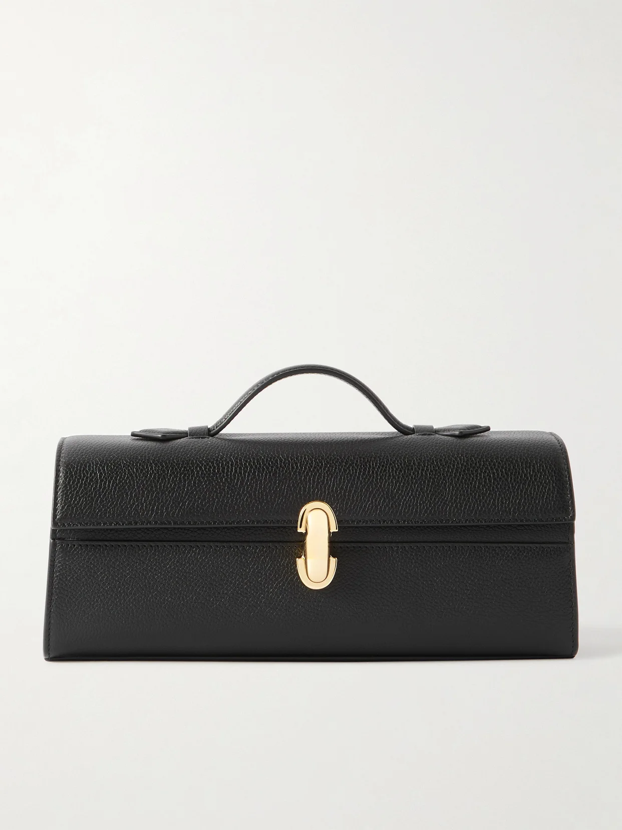 Slim Symmetry Pochette Textured-leather Tote - 1