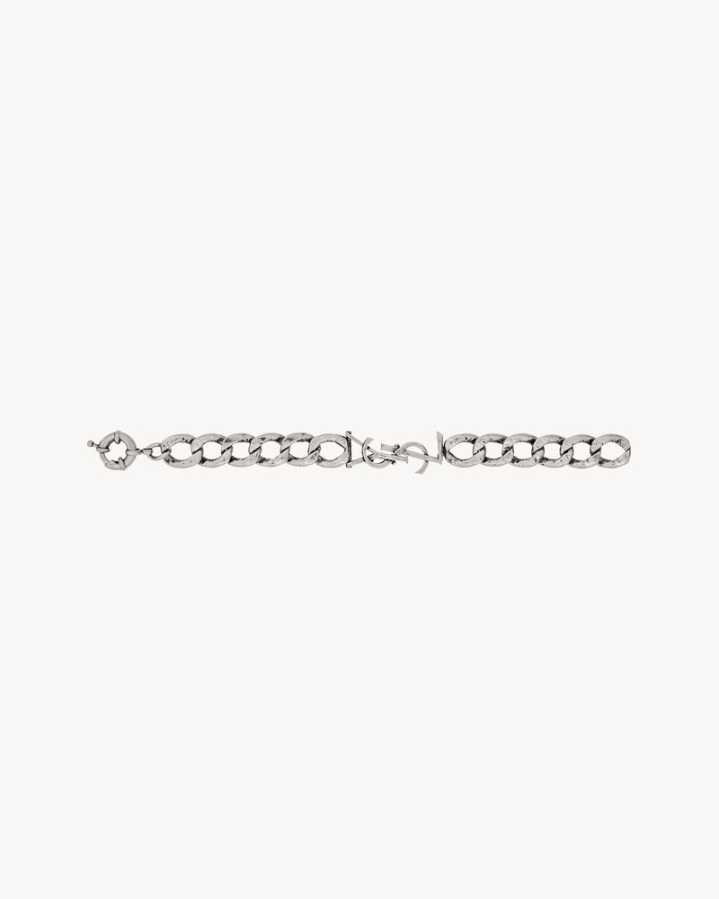 SAINT LAURENT CASSANDRE CHAIN BRACELET IN METAL outlook