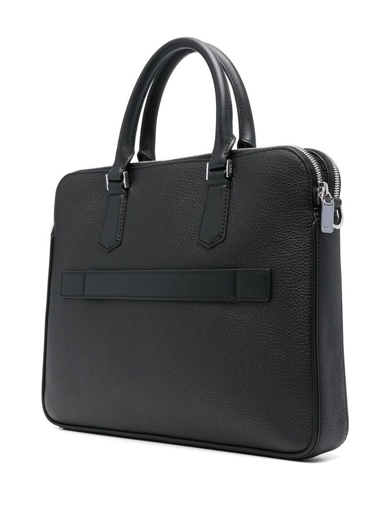 BOSS leather laptop bag outlook