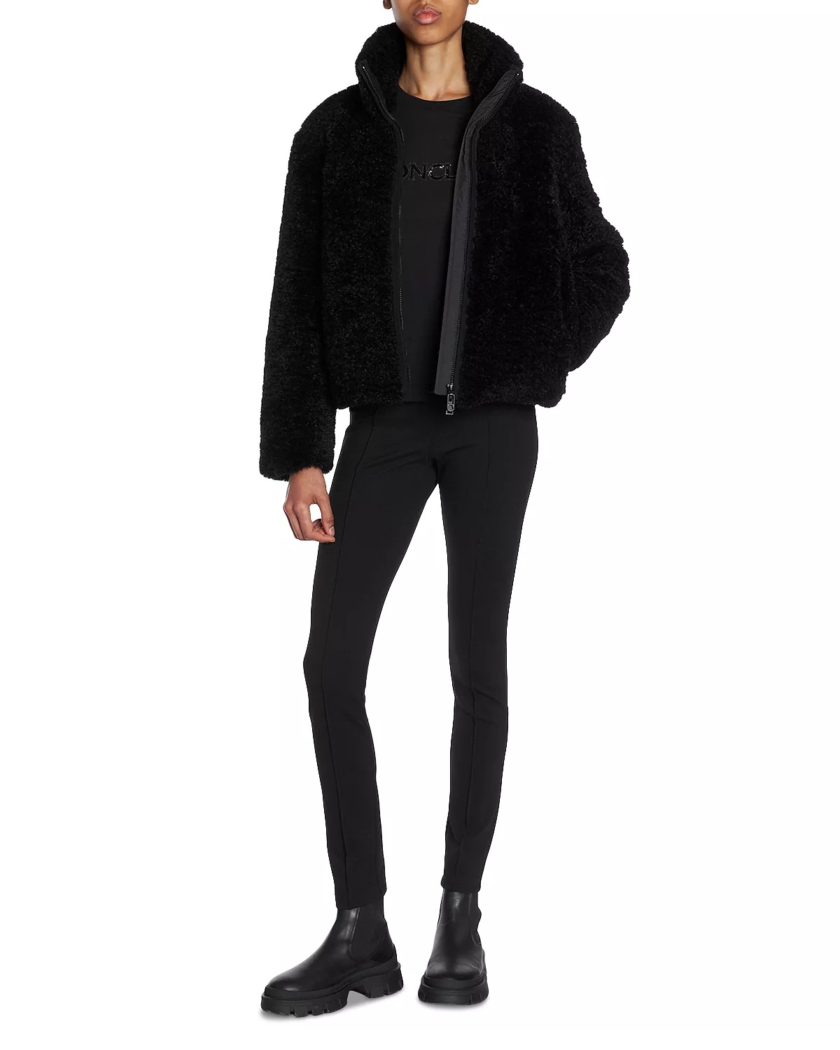 Bridoire Teddy Bomber Jacket - 2