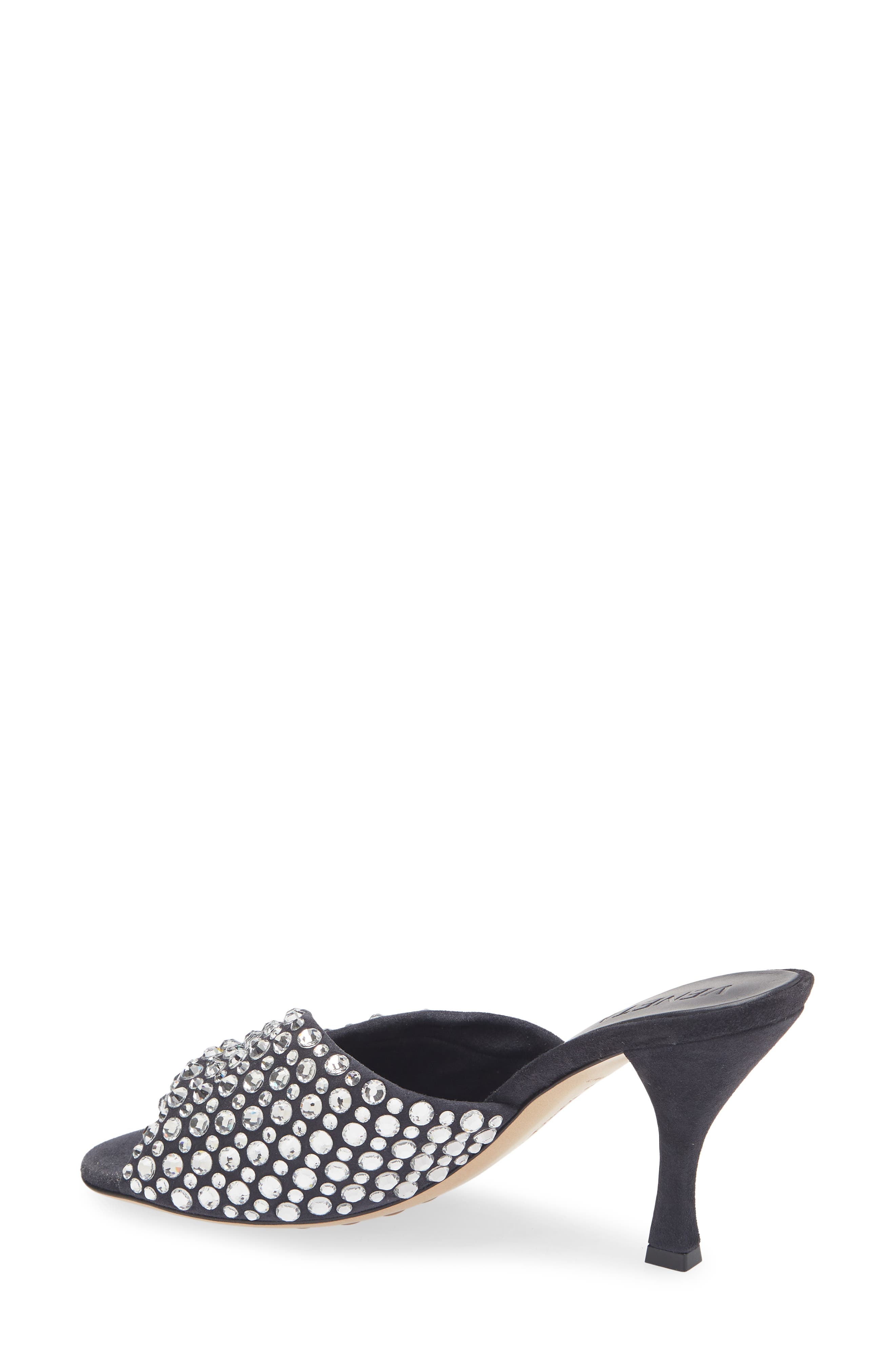 Bottega Veneta Blink Rhinestone Lambskin Suede Sandal (Women)
 in Shadow at Nordstrom - 2