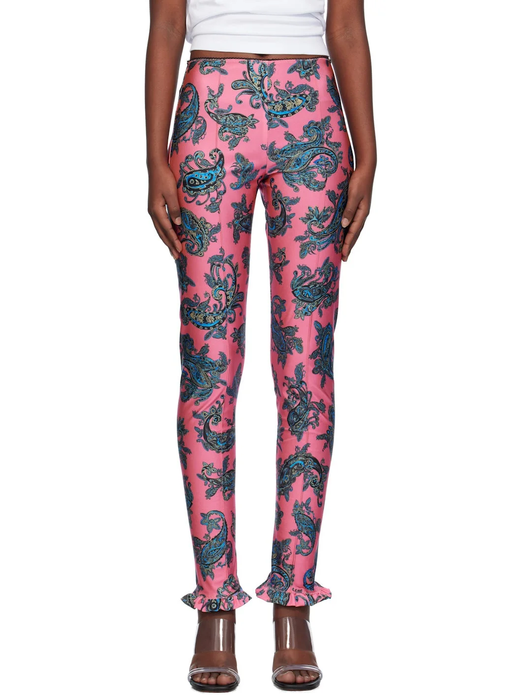 Pink Ruffle Sport Leggings - 1