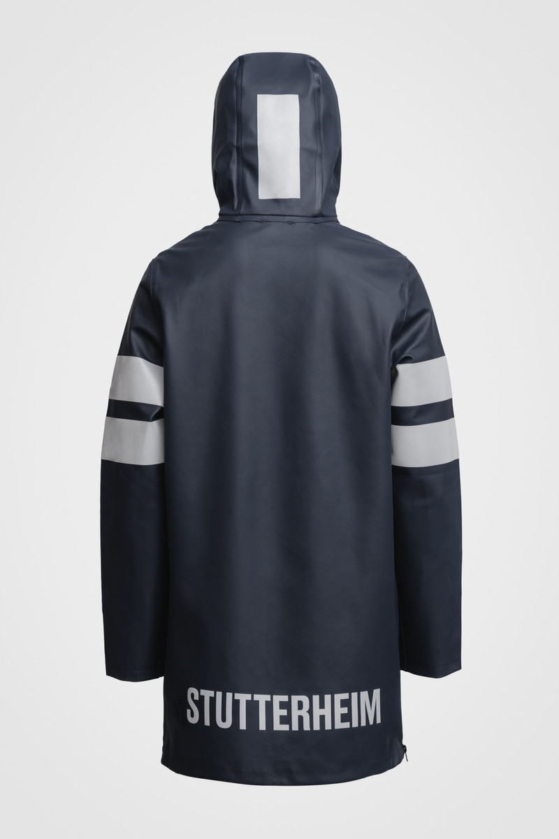 Stockholm Bike Raincoat Navy 6