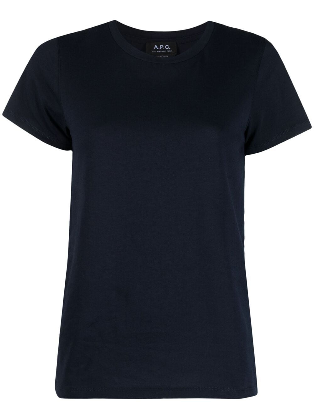 crew-neck fitted T-shirt - 1