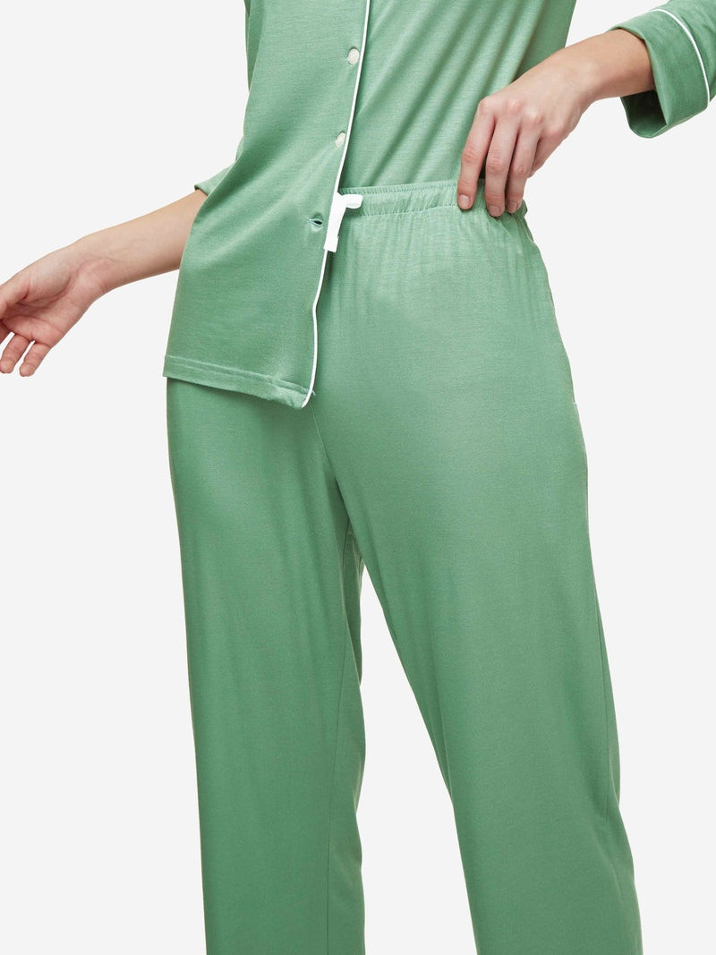 Women's Pyjamas Lara Micro Modal Stretch Sage Green 5