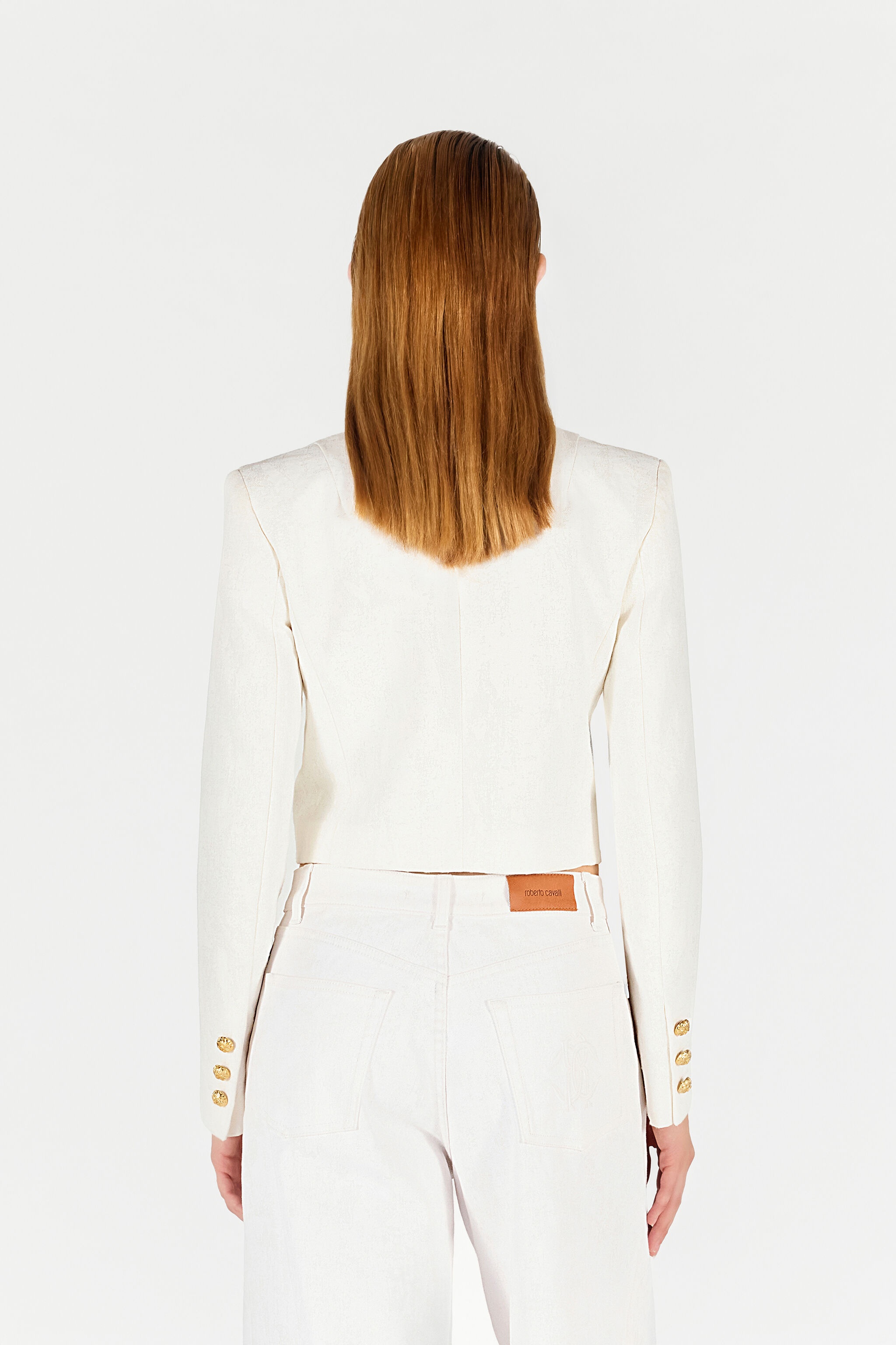 Wall Print Cropped Jacket - 4