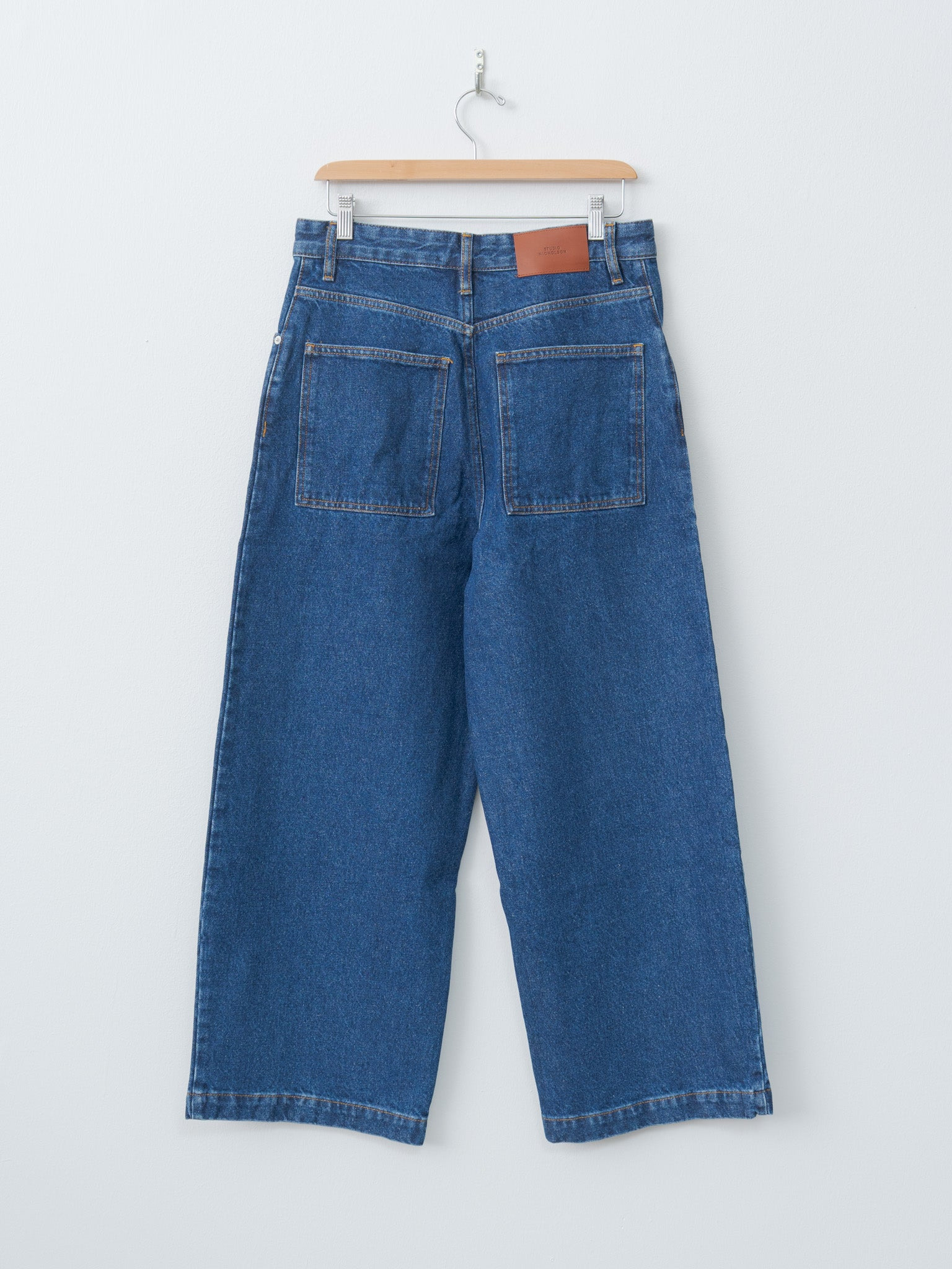 Neive Curved Leg Pant - Indigo Wash - 6