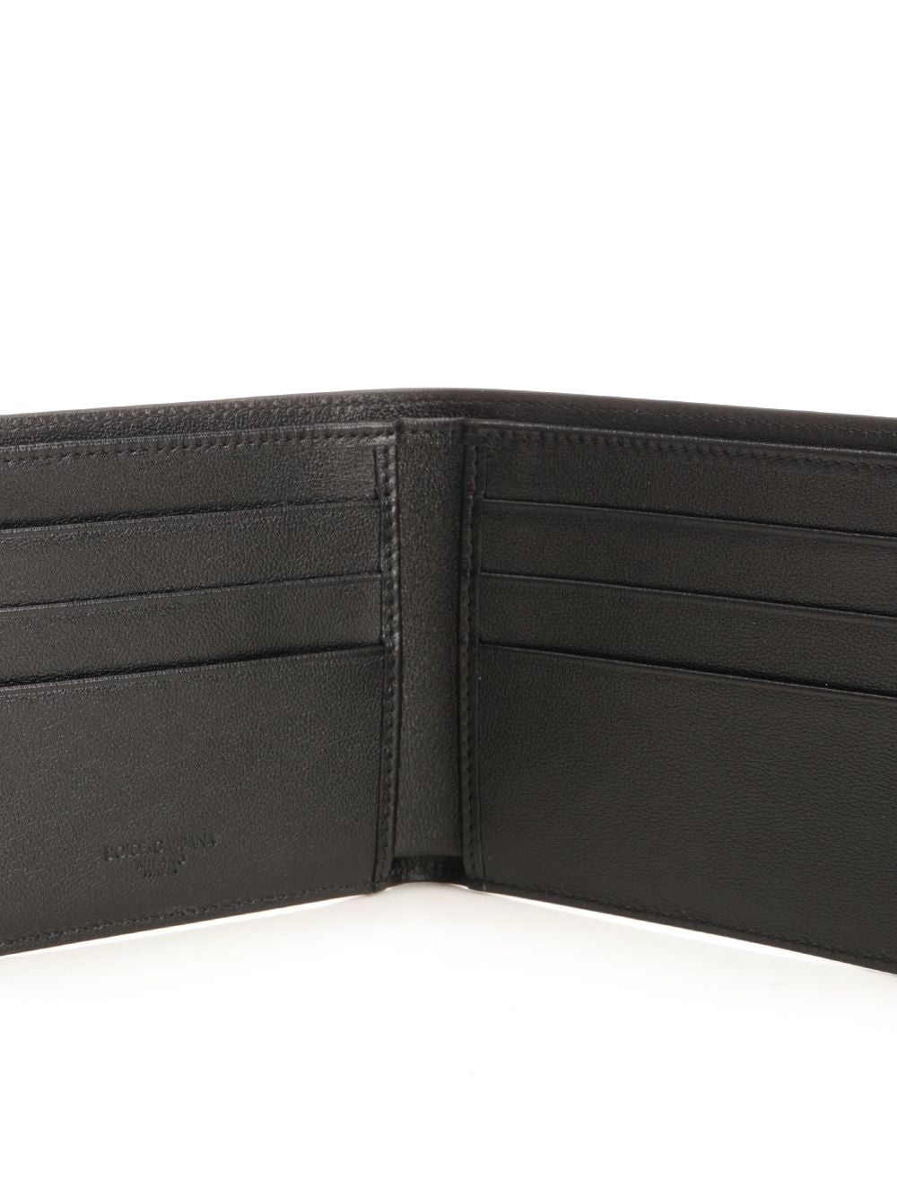 Leather Bifold Wallet Wallets Black - 4