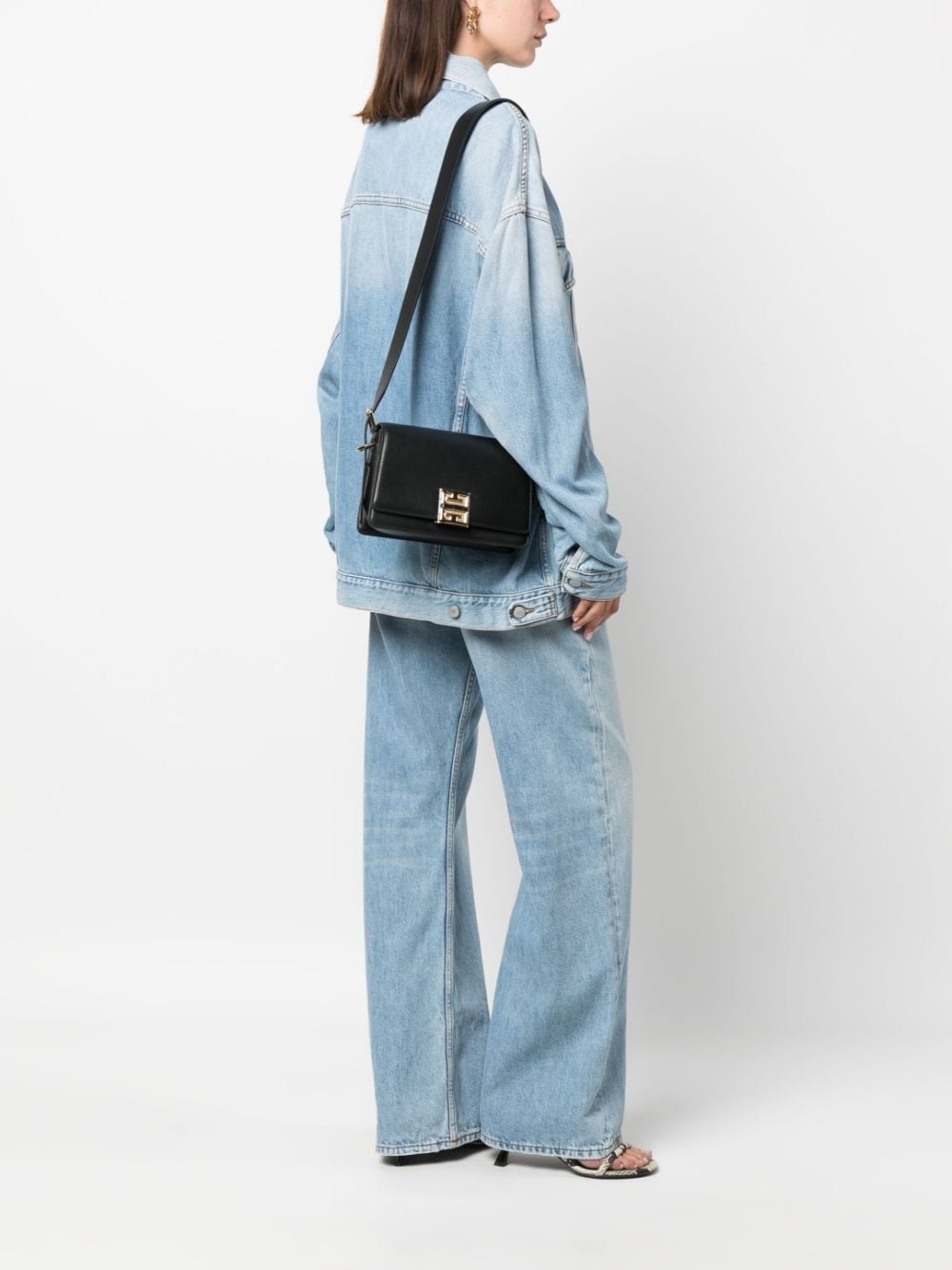 medium 4G leather crossbody bag - 2