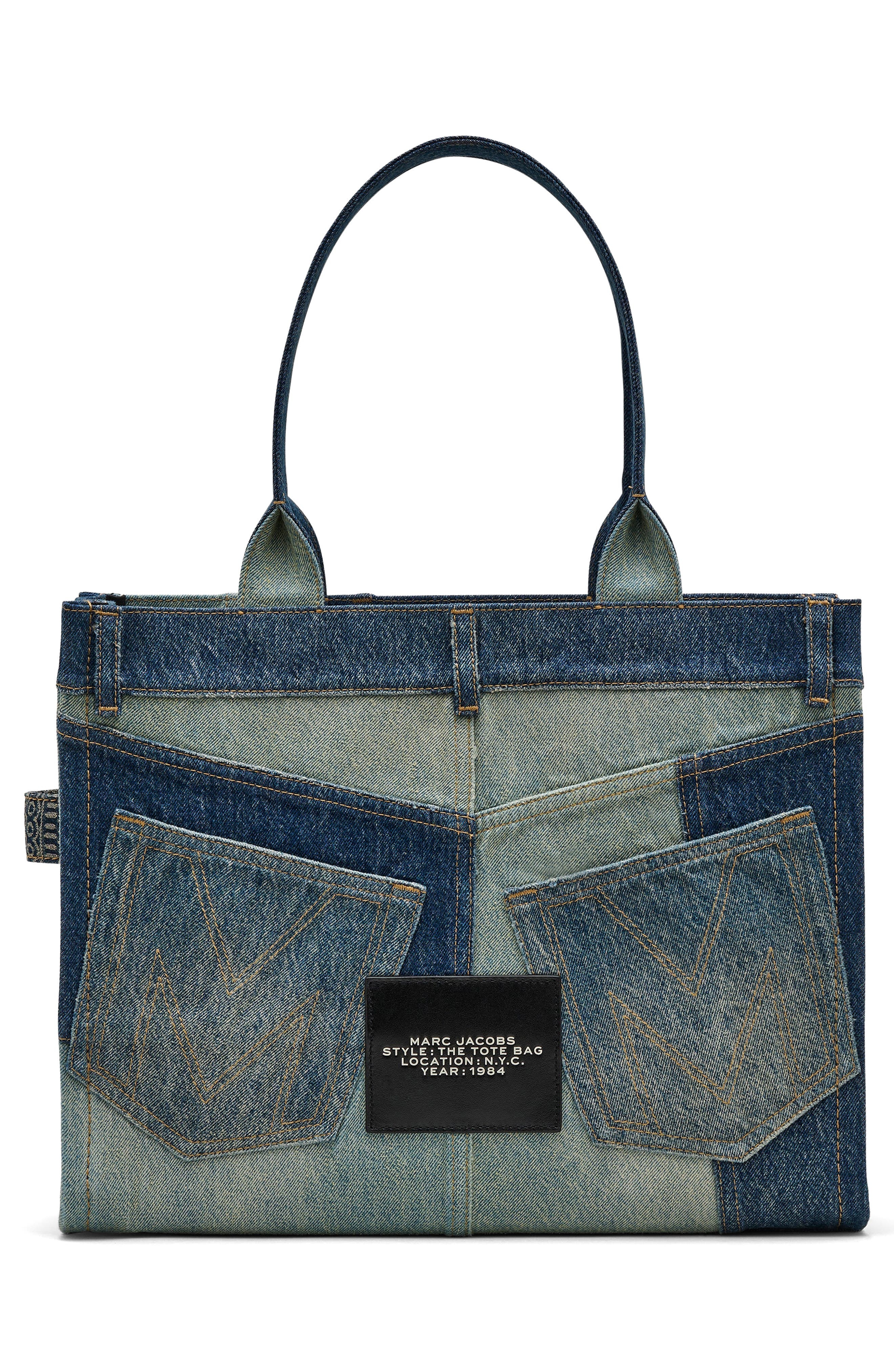 Marc Jacobs The Large Denim Tote Bag in Indigo Multi at Nordstrom - 3