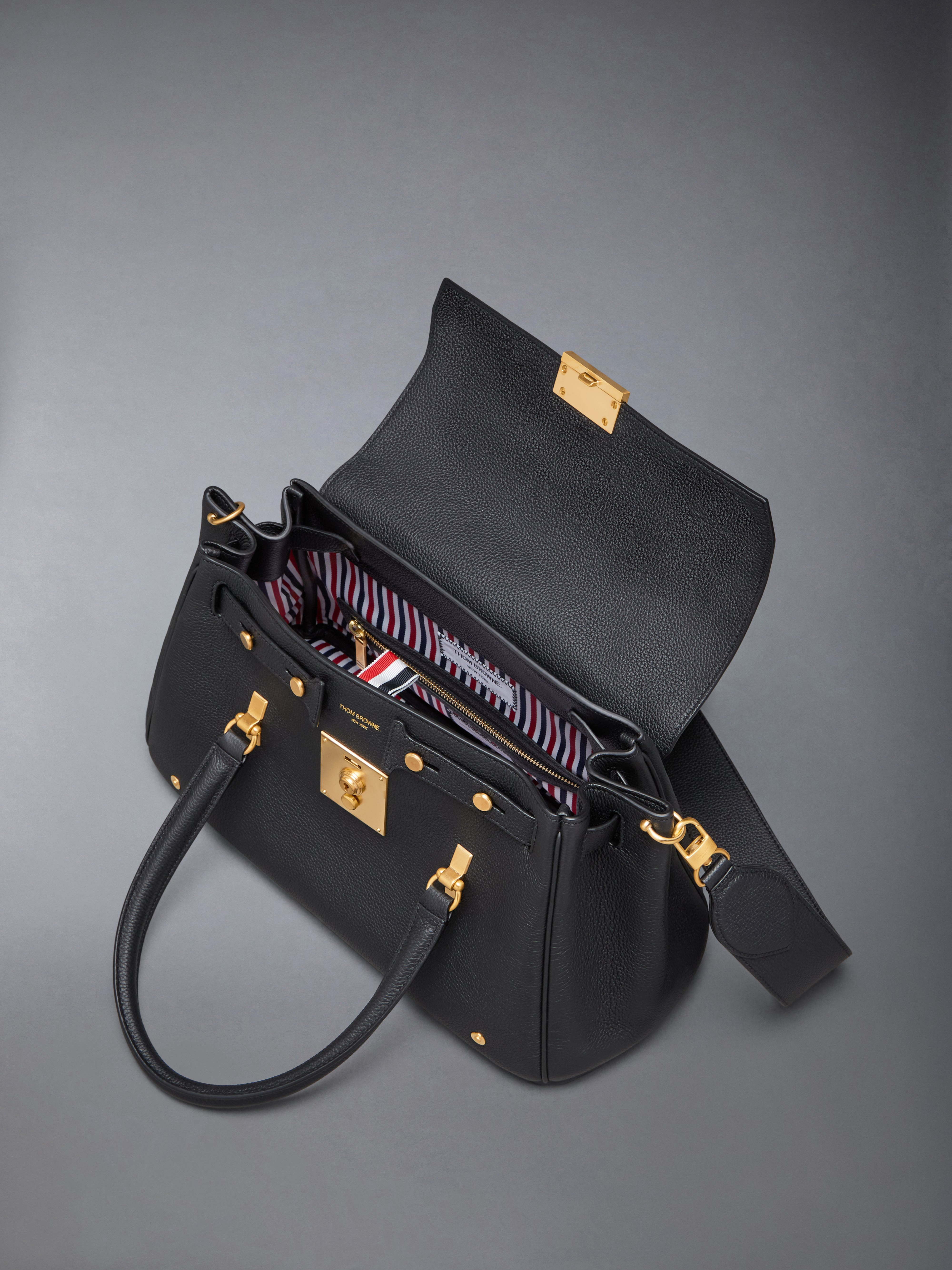 BOLTON BAG IN SOFT PEBBLE GRAIN LEATHER - 6
