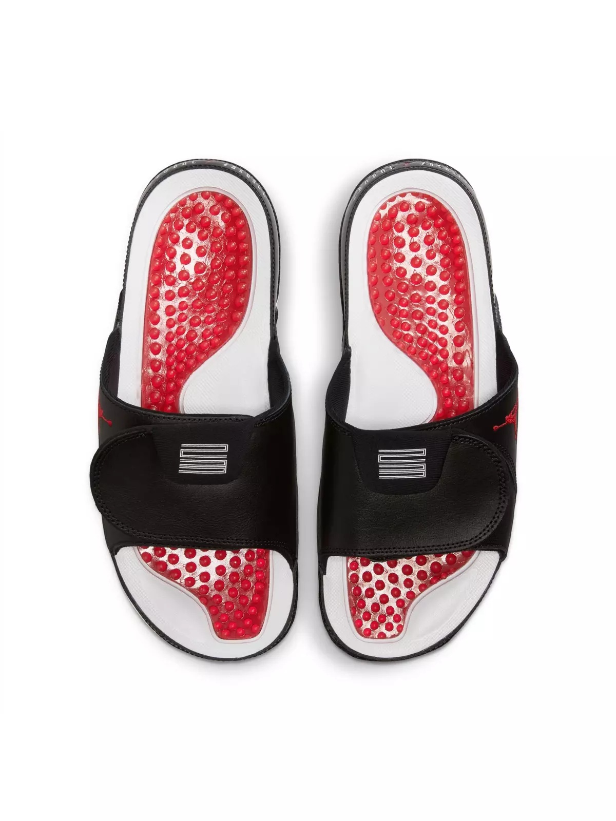 Hydro XI "Black/White/Gym Red" Unisex Slide - 6