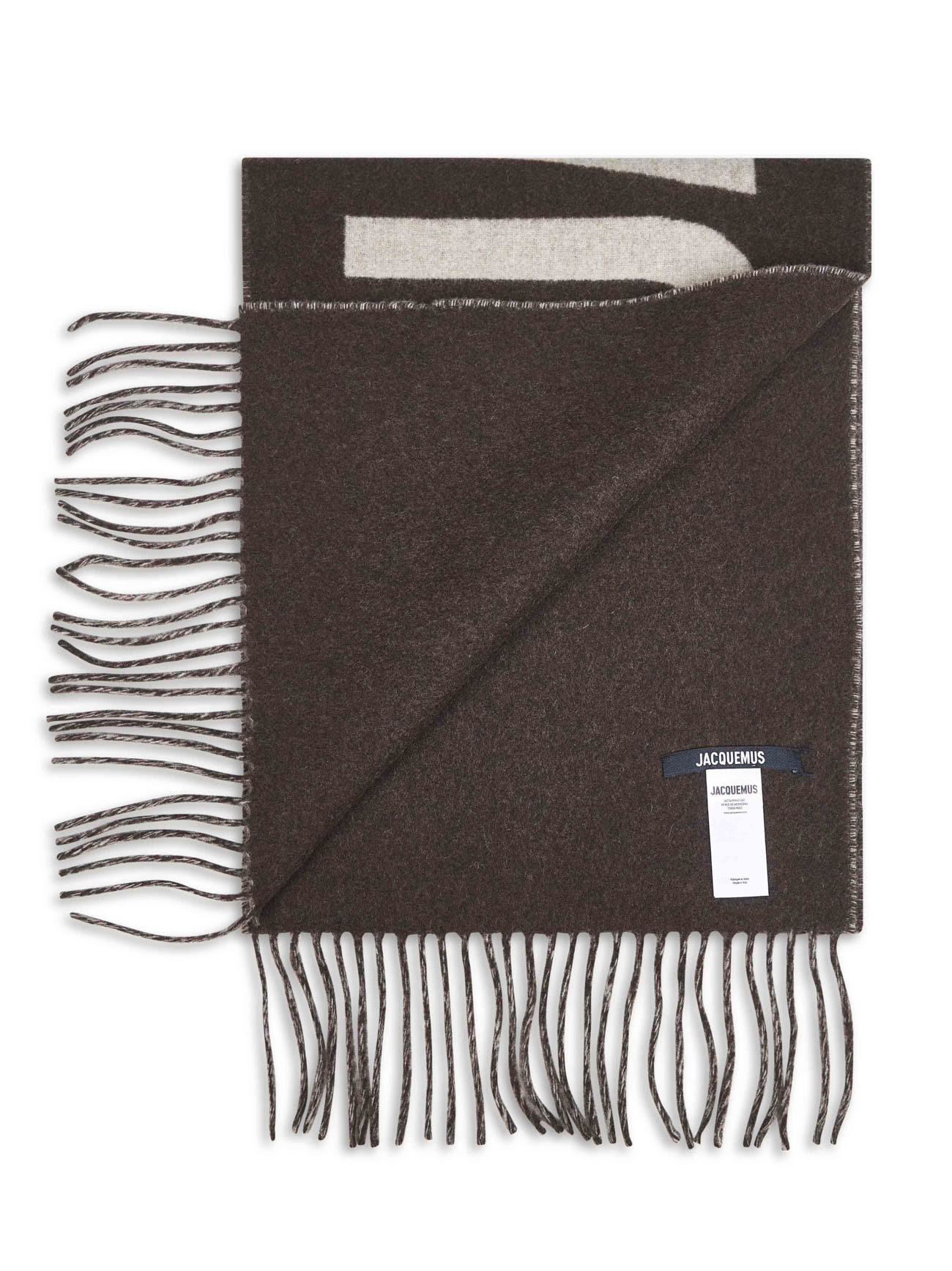 Jacquemus Men Brown The Jacquemus Scarf - 2