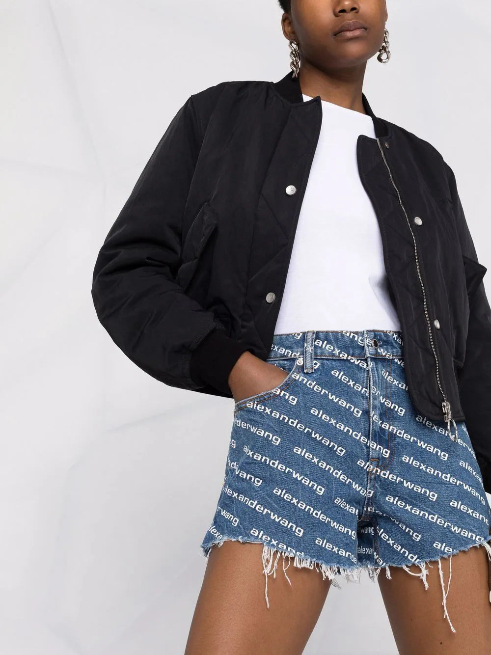 Bite Logo Short In Deep Blue Denim - 3