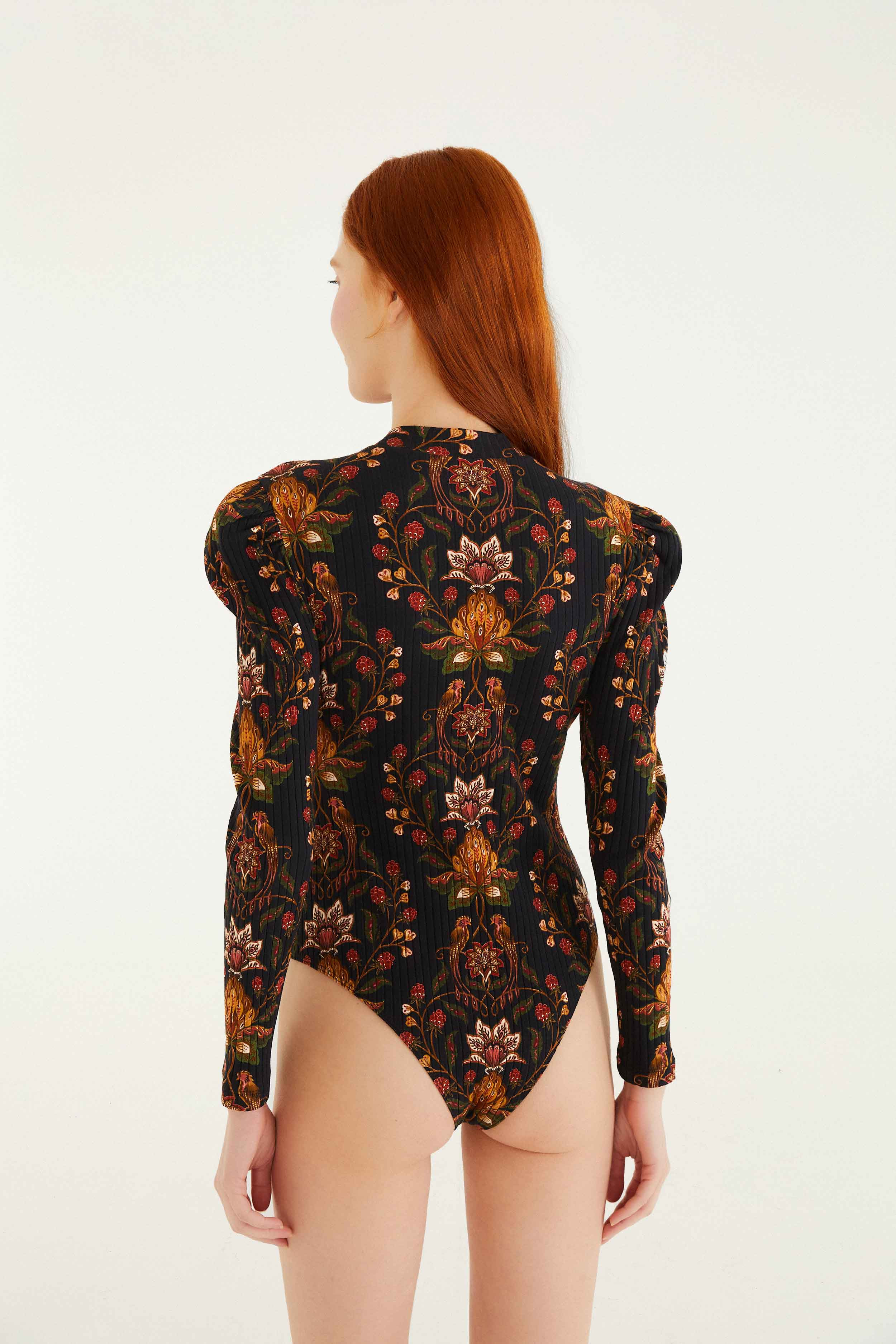 Black Berry Garden Organic Cotton Bodysuit - 4