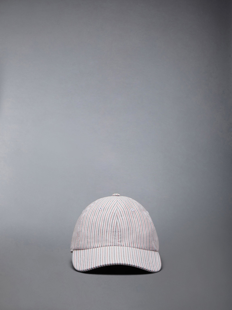 Stripe Oxford Classic Baseball Cap 1