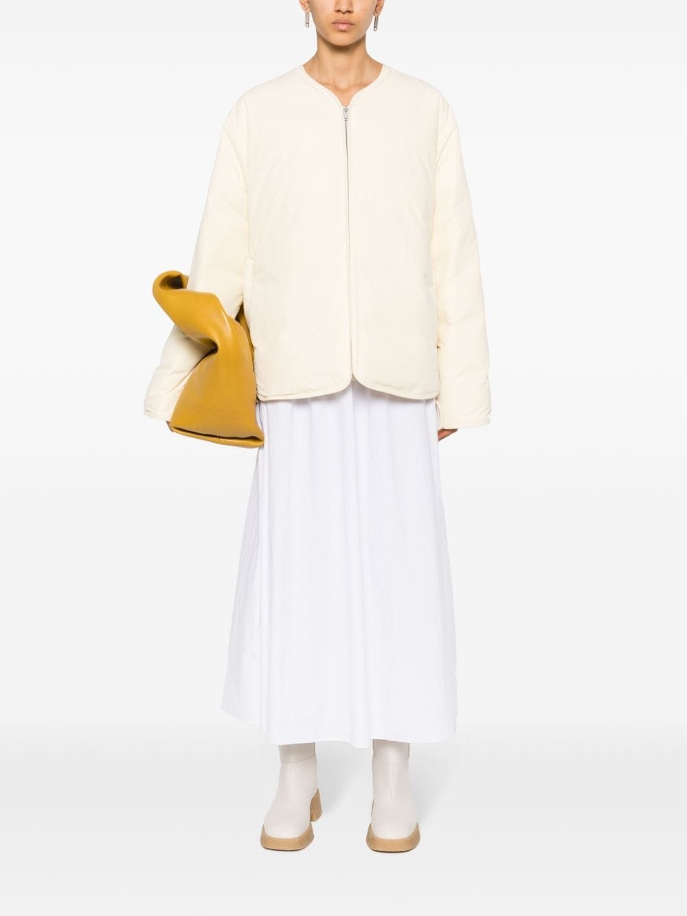 long-sleeve padded jacket - 2