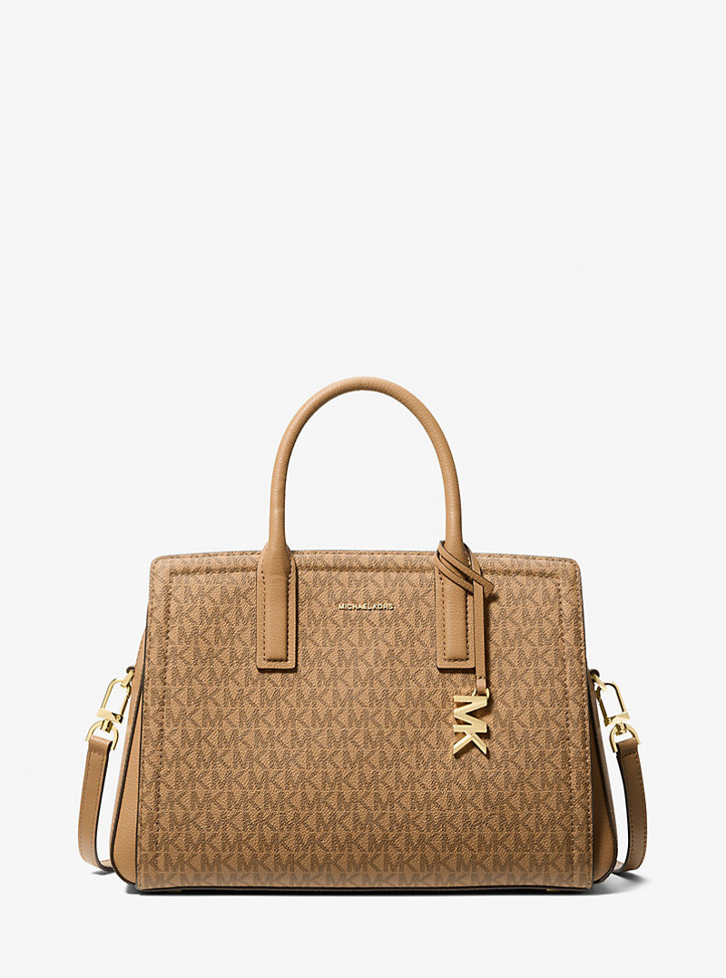Laila Medium Signature Logo Satchel 1