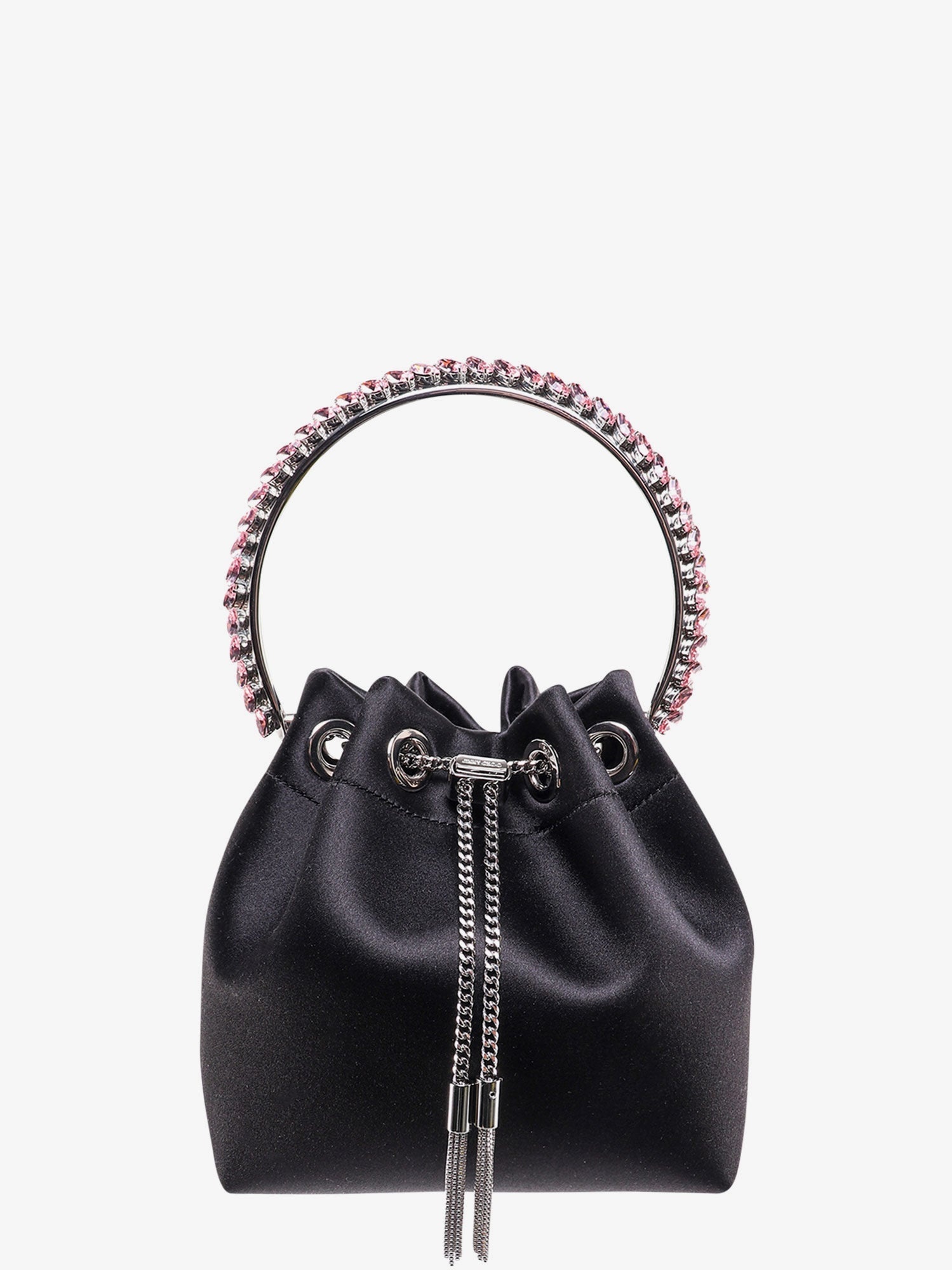 Jimmy Choo Woman Bon Bon Woman Black Bucket Bags - 1