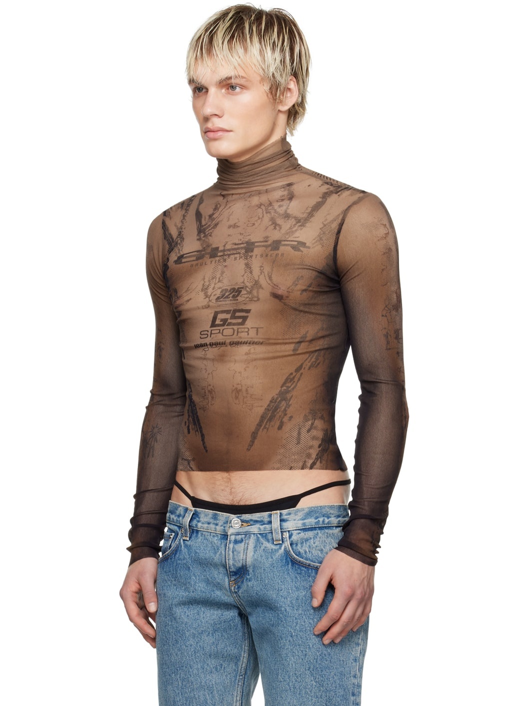 Brown Shayne Oliver Edition 'GS Sport' Turtleneck - 4