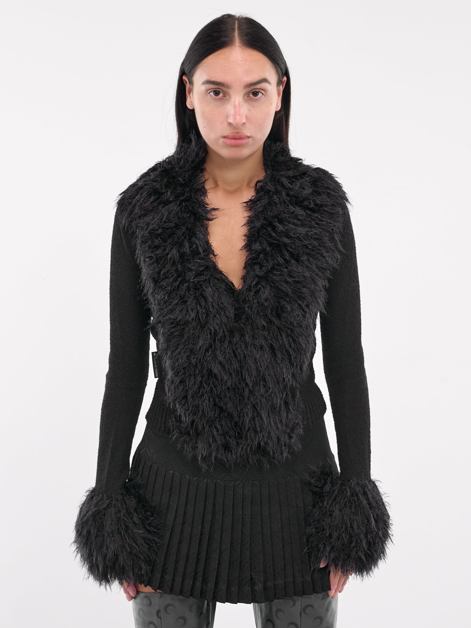 Wild Puffy Knit Cardigan - 1