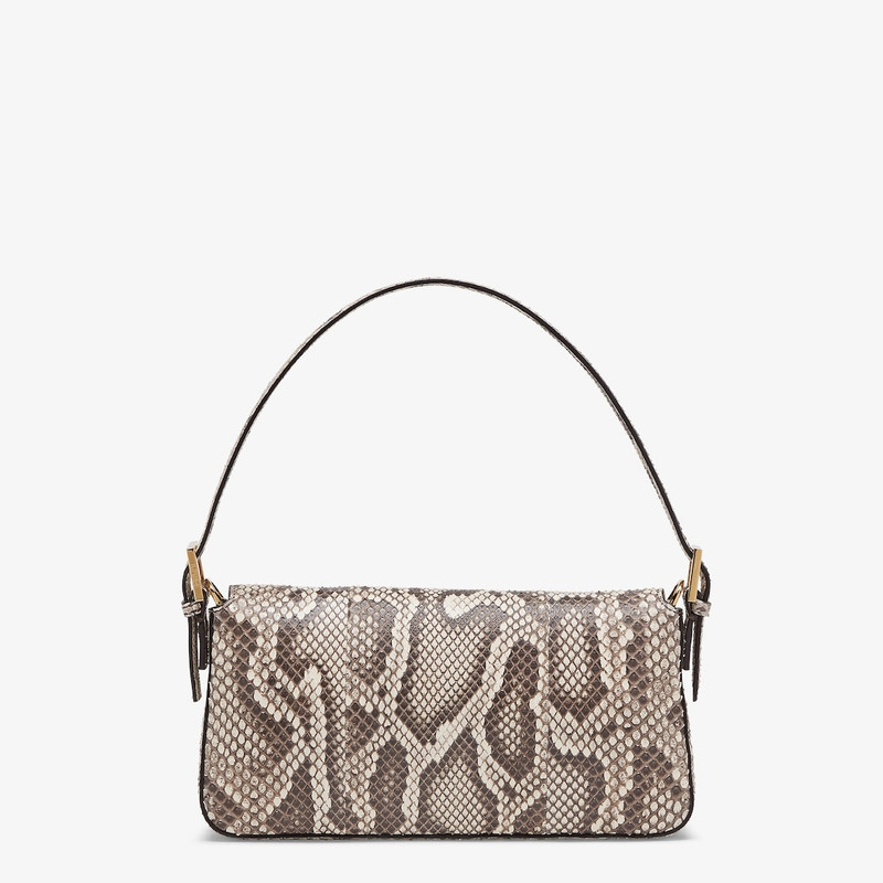 Natural python leather bag 3