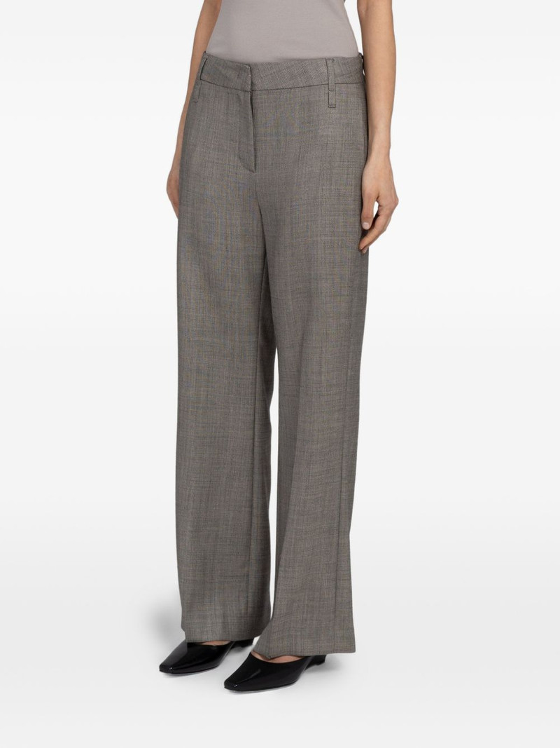 wool flared trousers 3