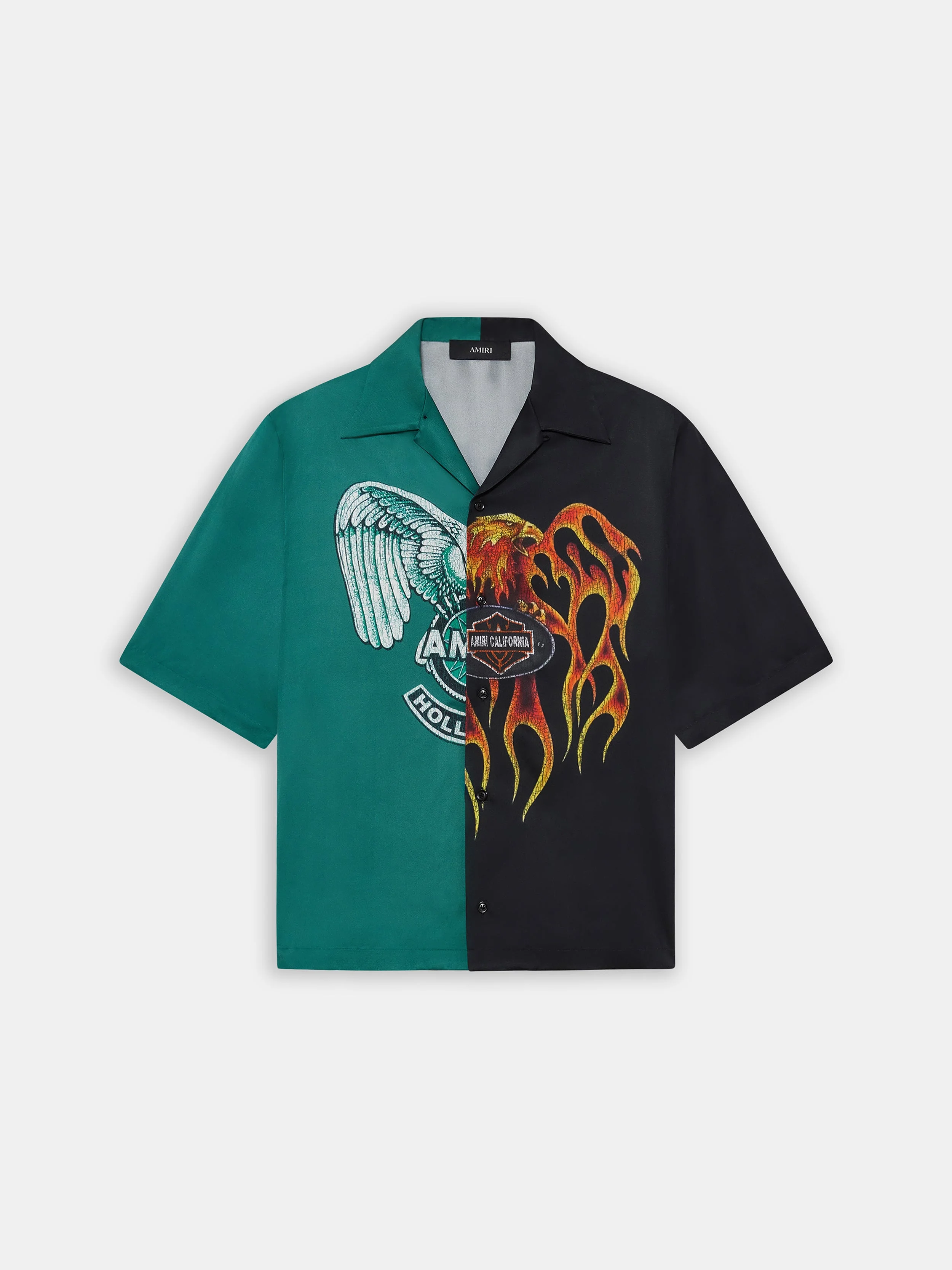 SPLICED CAMP SHIRT - 1