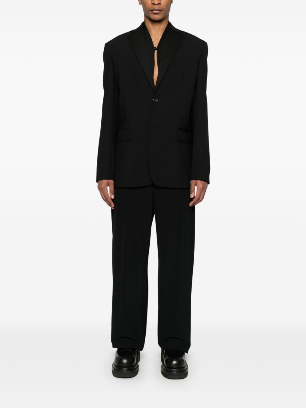 single-breasted blazer - 3