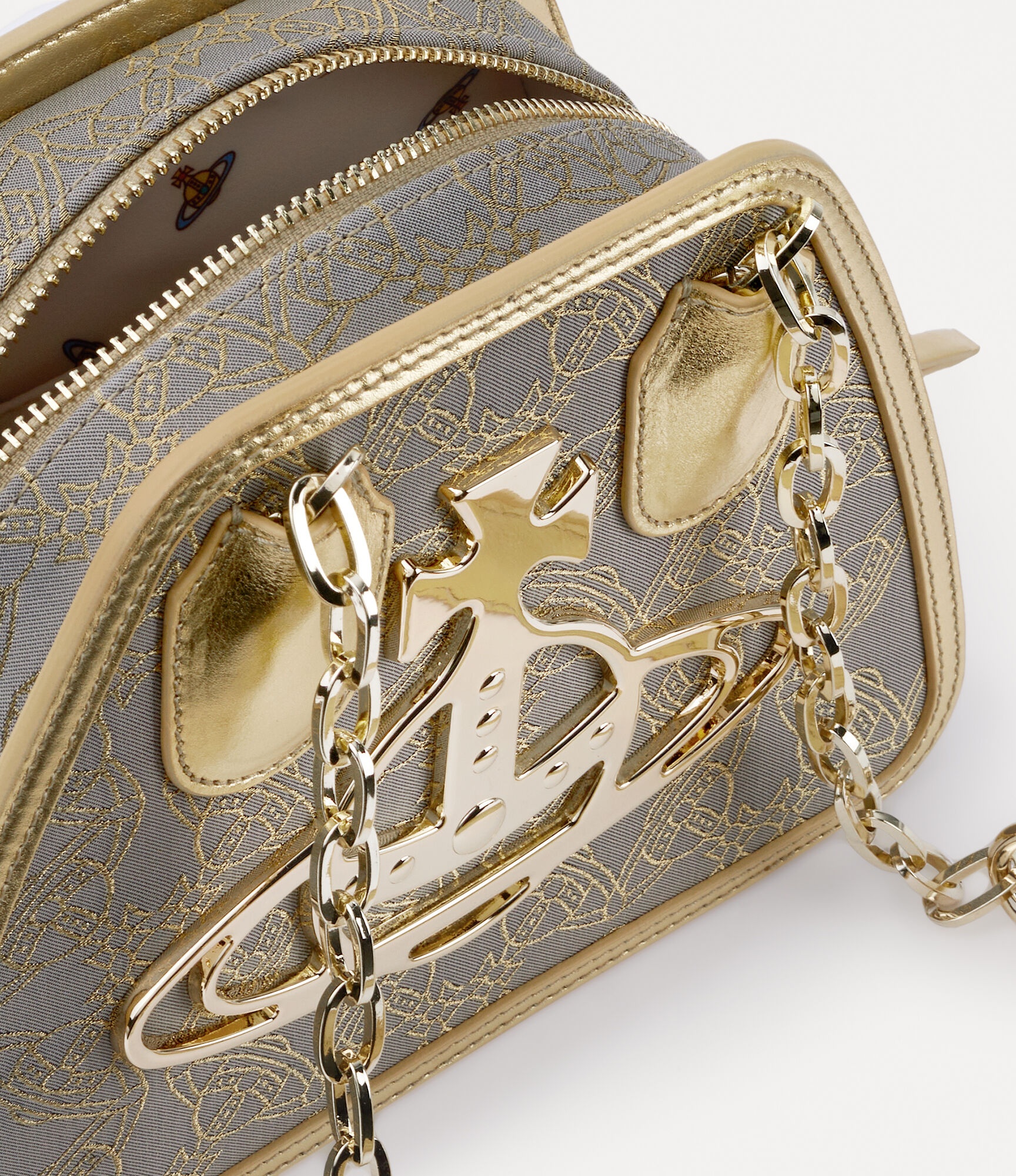 LOGO CHAIN HANDBAG - 3