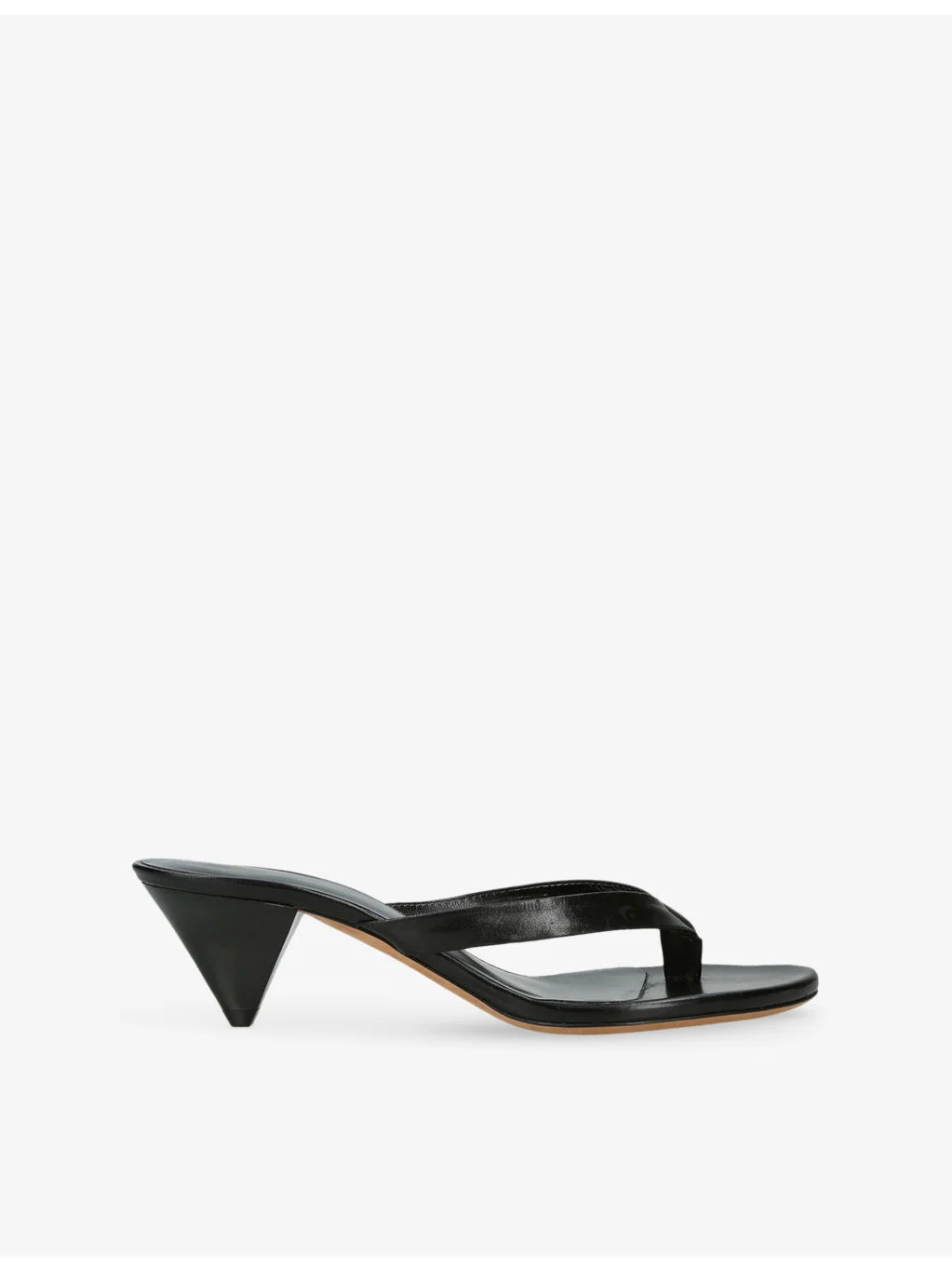 Rooty Leather Heeled Sandals - 1