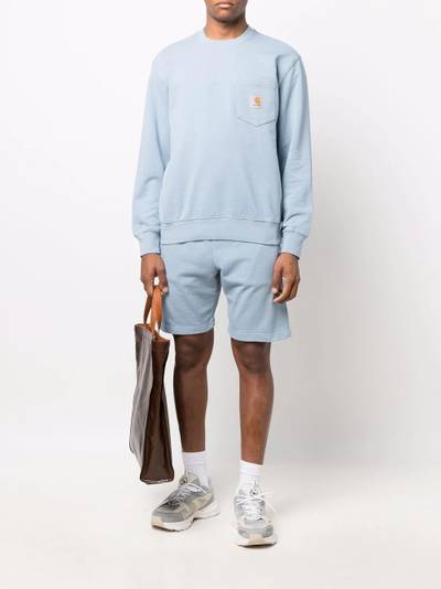 Carhartt Pocket logo-patch sweatshirt outlook