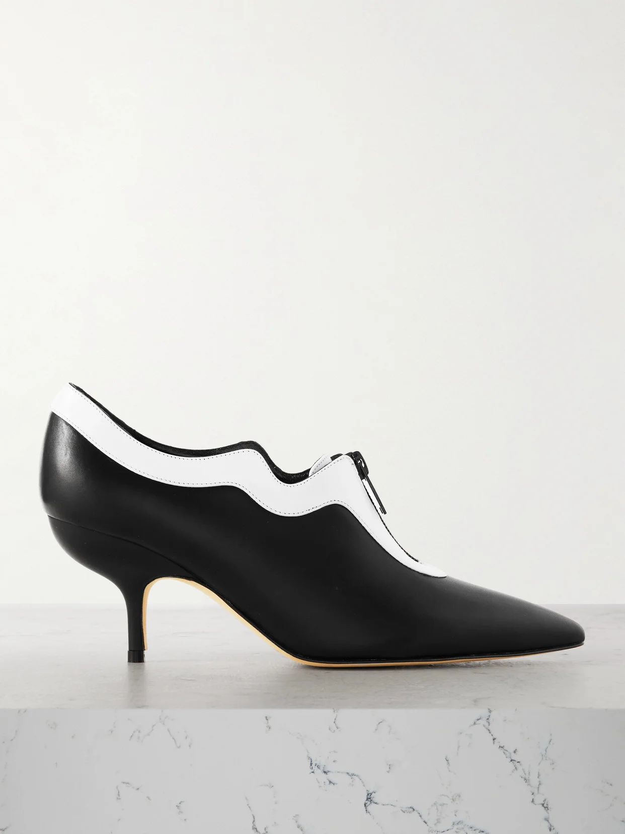 Zeynep 70 Leather Pumps - 1