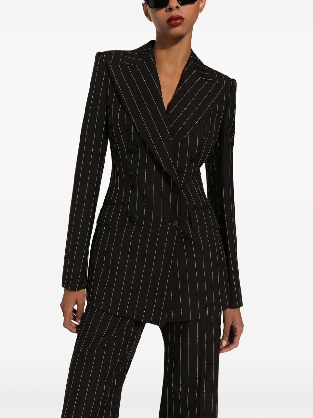 Turlington pinstriped double-breasted blazer - 5