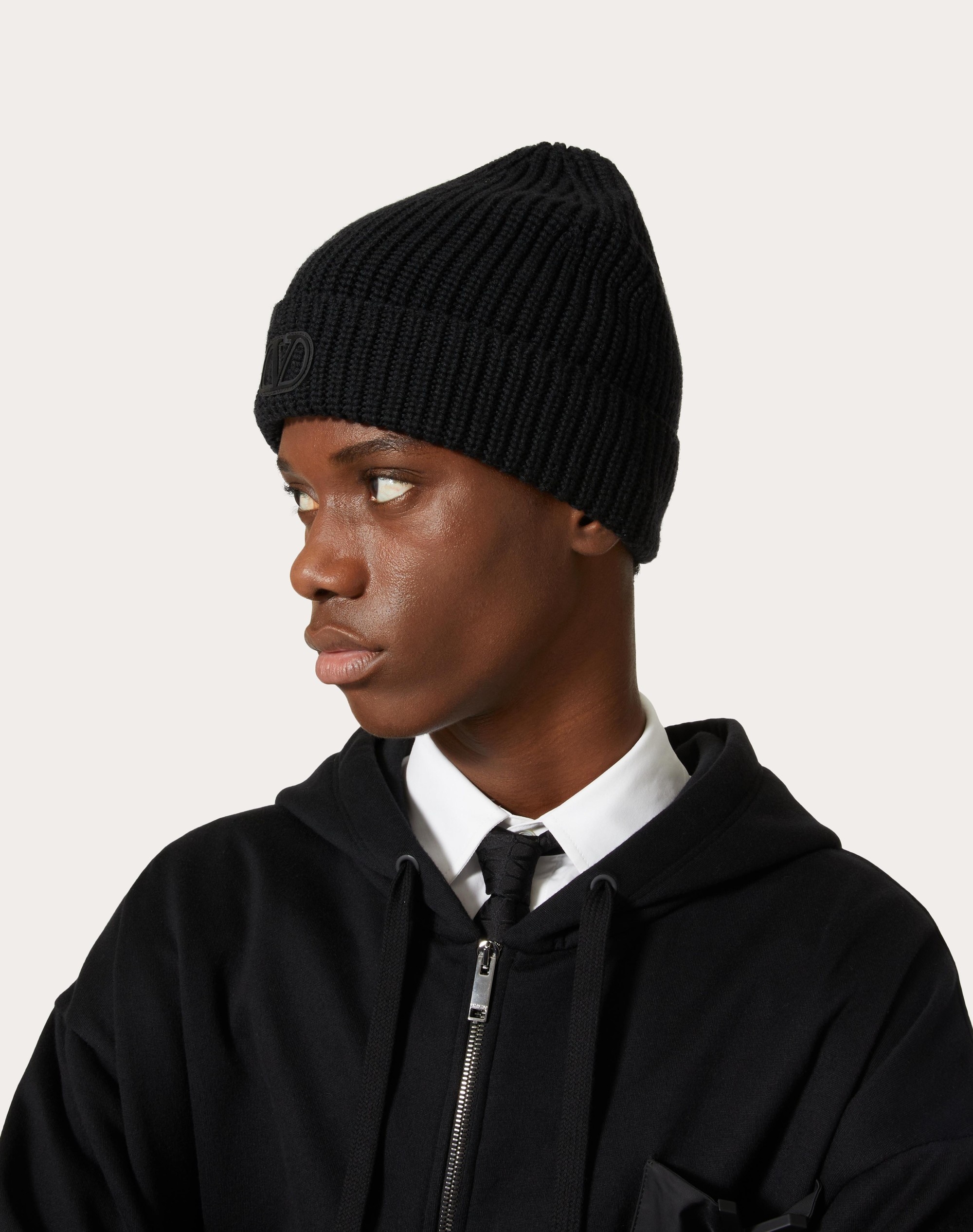 VLOGO SIGNATURE WOOL BEANIE - 4