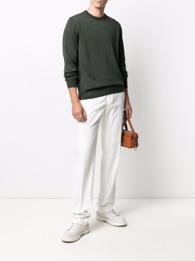 Canali crew-neck knitted jumper outlook