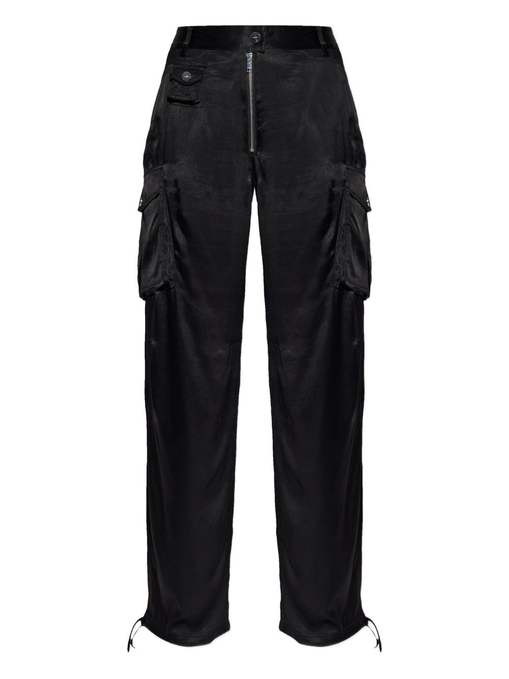 satin cargo trousers - 5