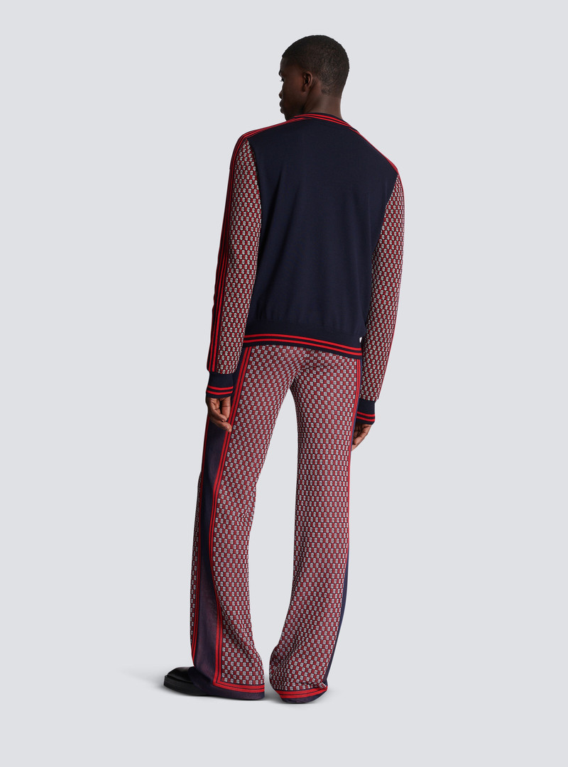 Monogrammed jacquard jumper 4