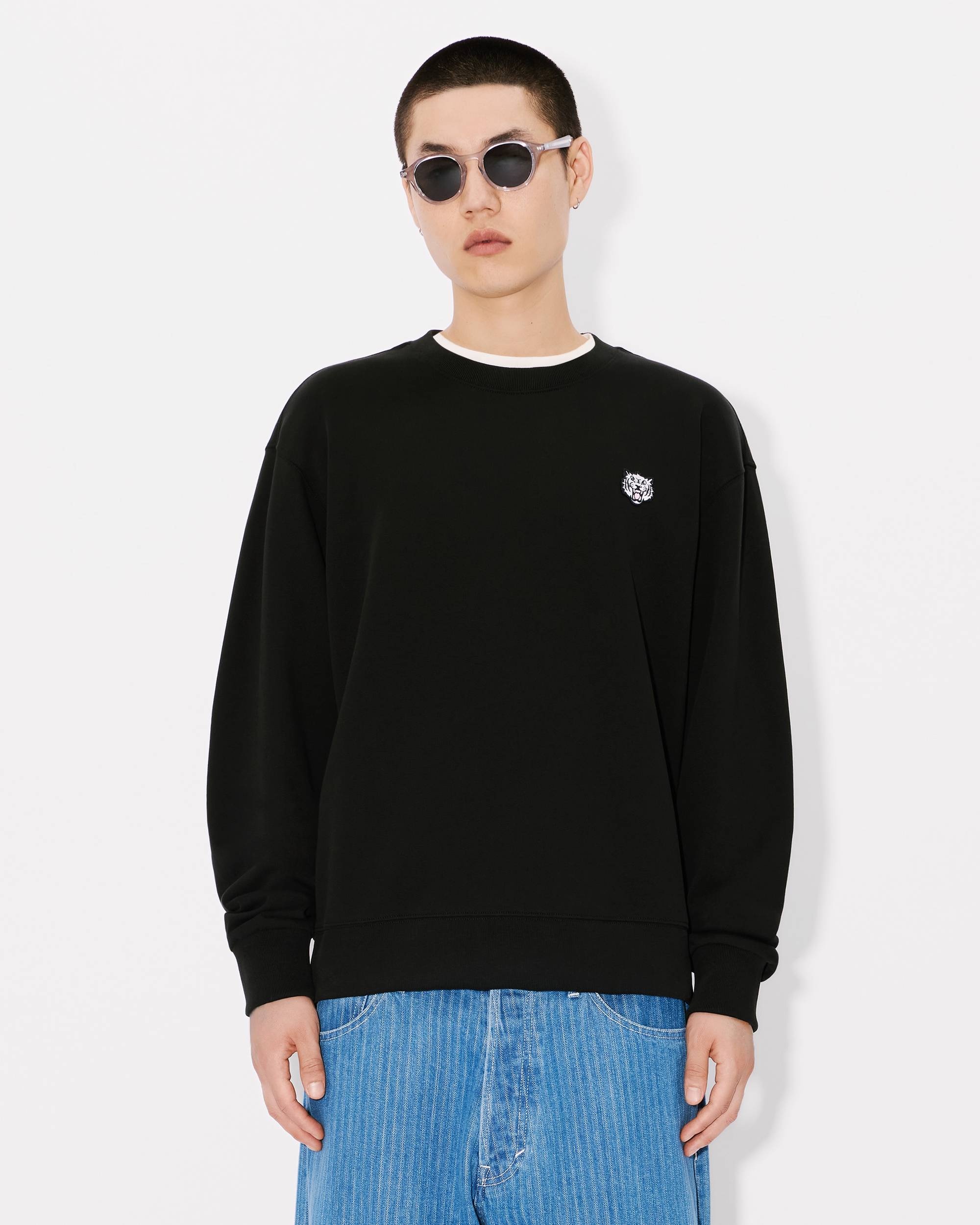 'KENZO Happy Tiger' embroidered sweatshirt in cotton - 3