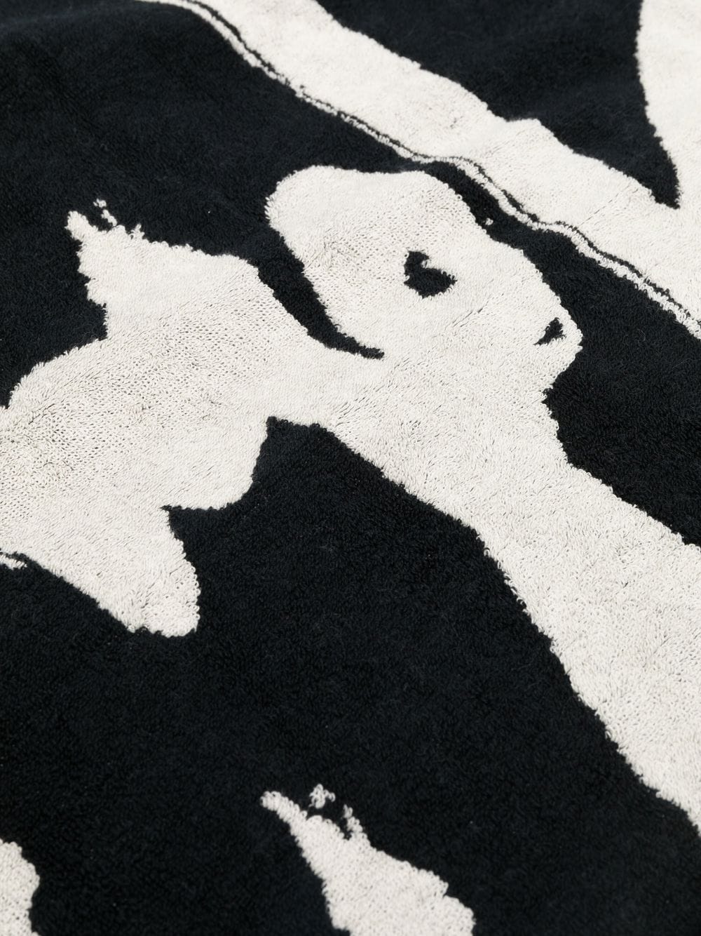 logo print towel - 2