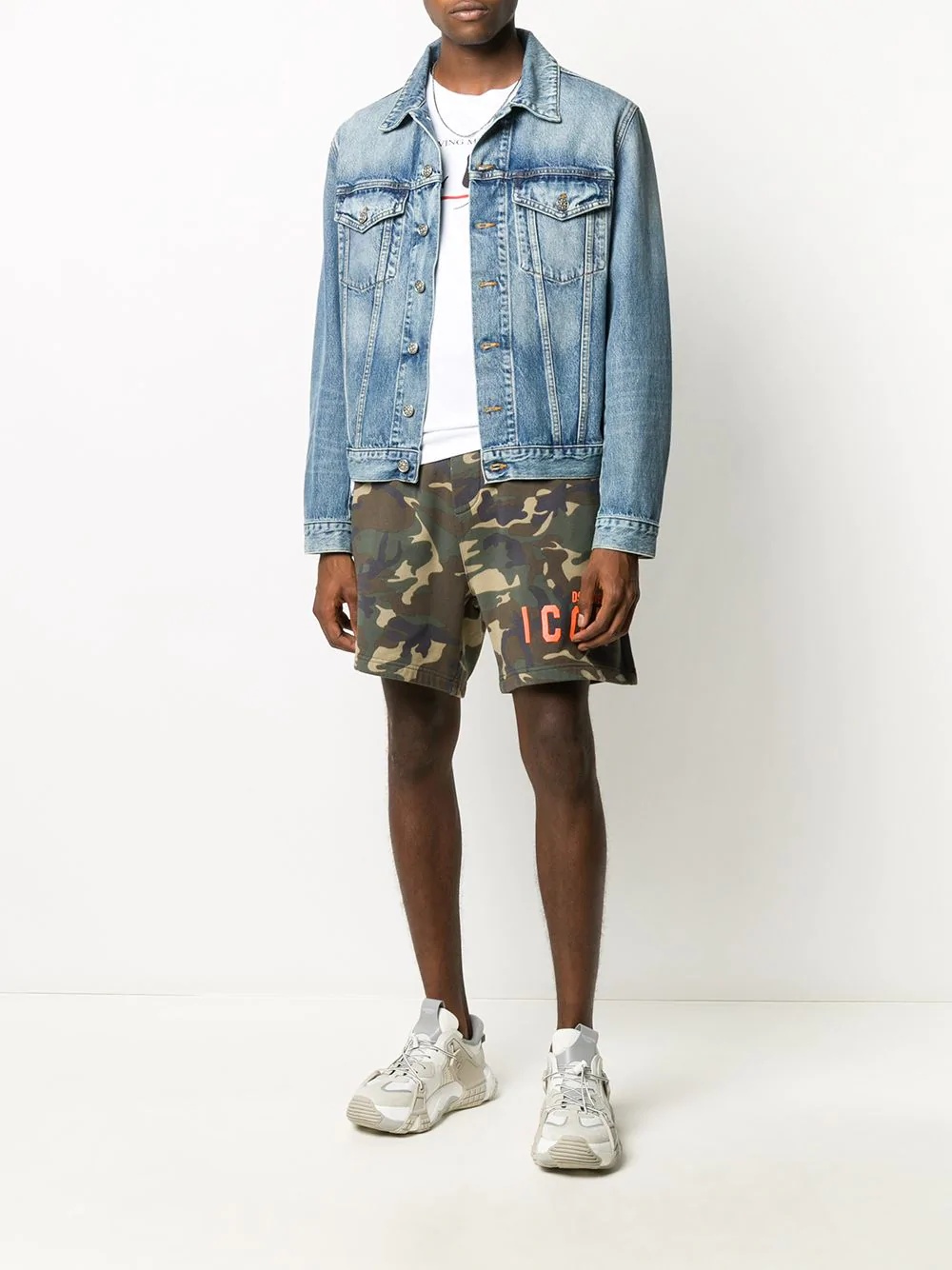 camouflage print ICON shorts - 2