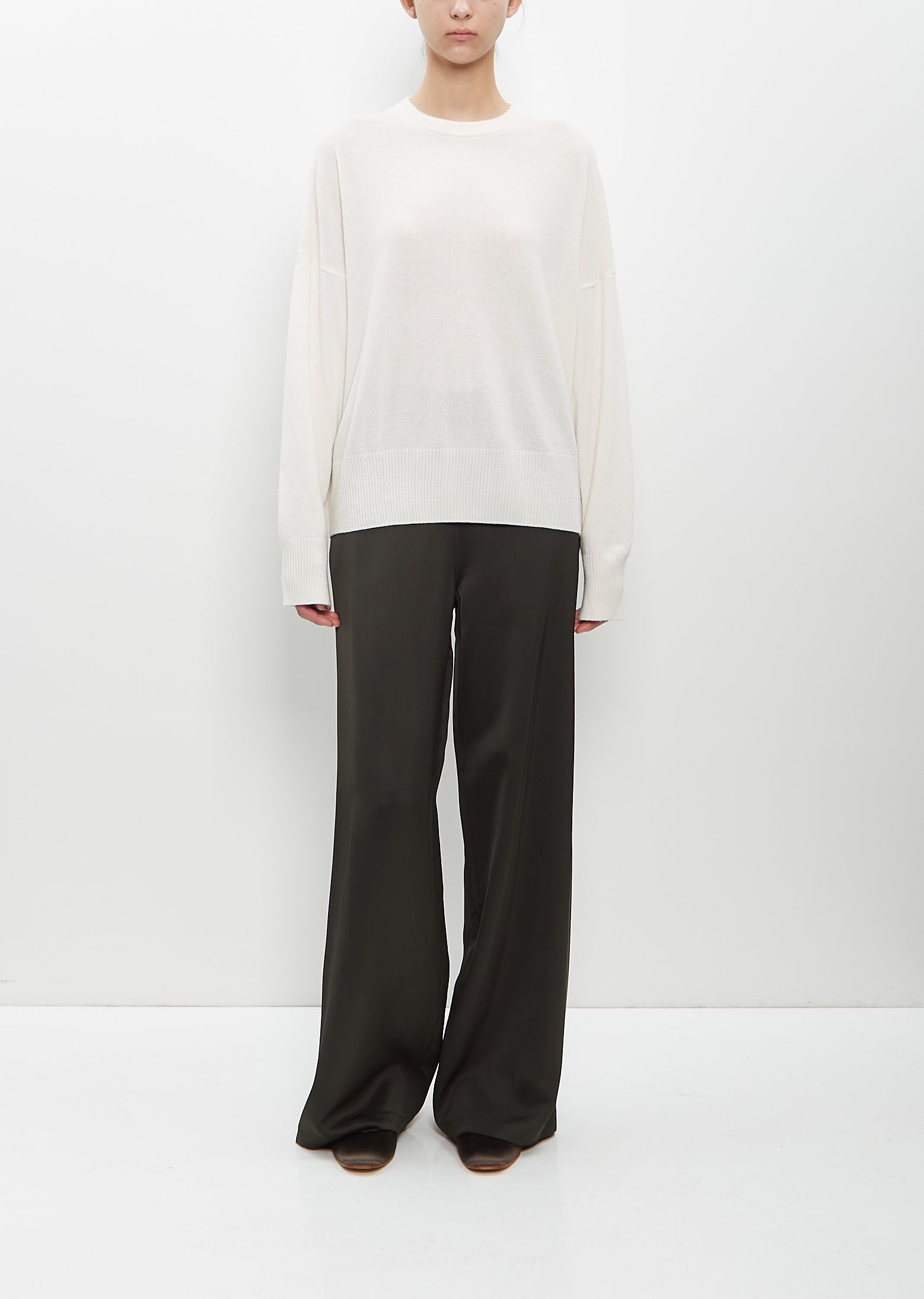 Cashmere Anaa Sweater — Ivory - 4