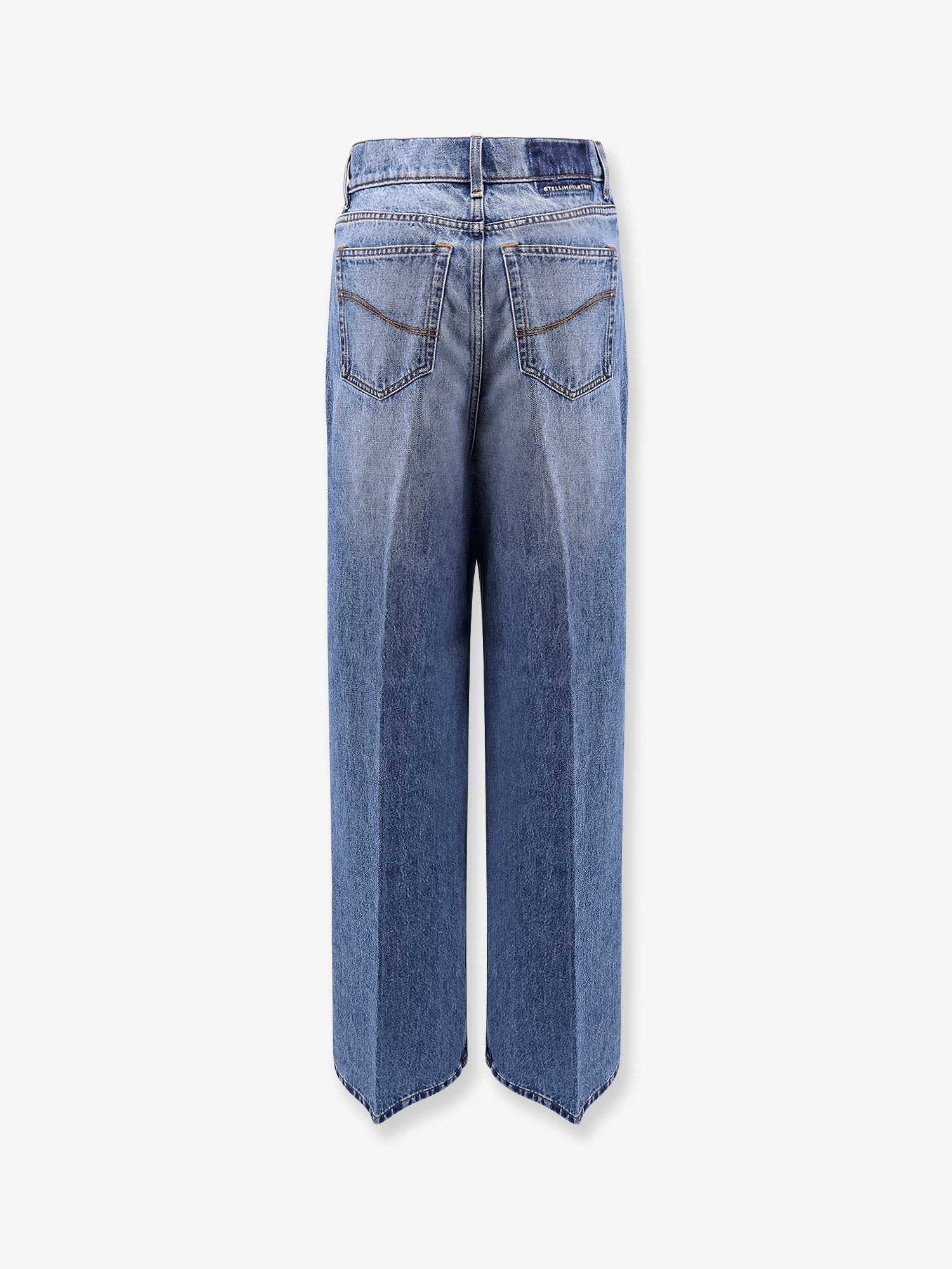 VINTAGE BLUE SUSTAINABLE COTTON JEANS - 2