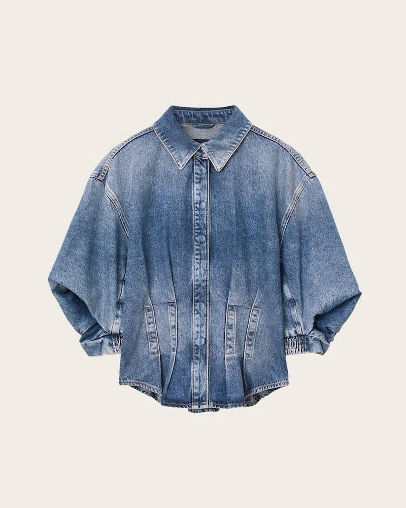 NANCY SLIM FIT DENIM SHIRT 1